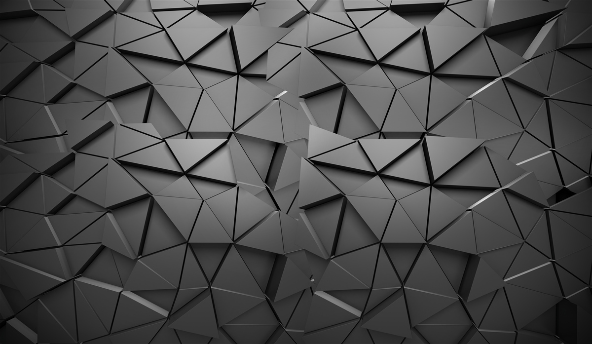 Fotobehang grijze cijfers met volume