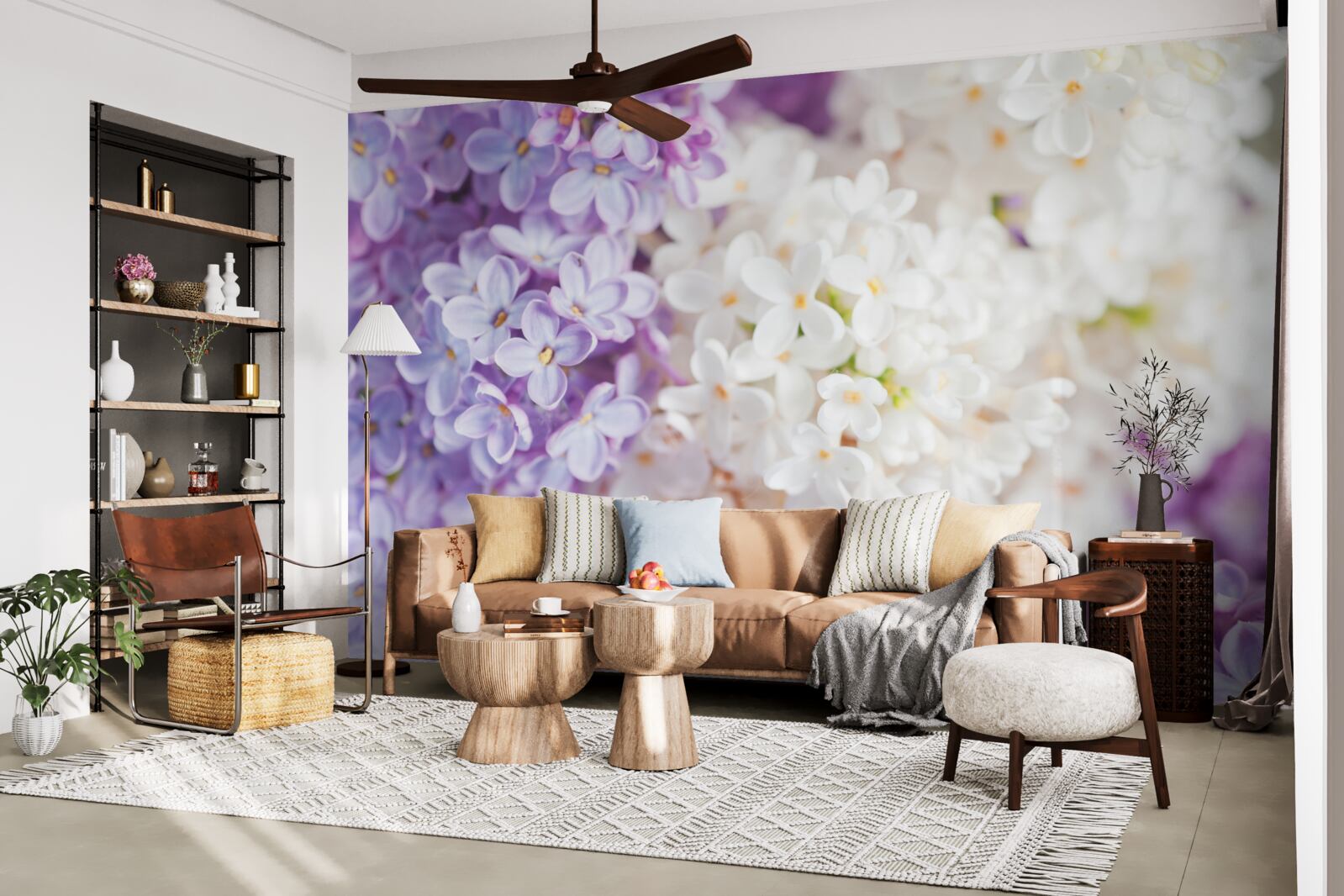 Fotobehang seringen in bloei in de lente