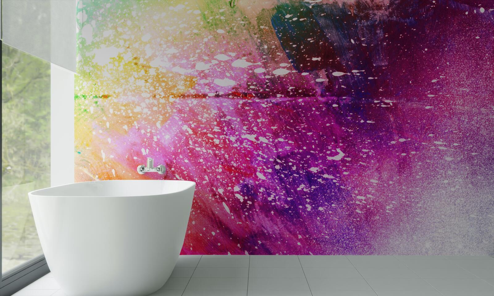 Fotobehang achtergrond met rijke en levendige kleuren