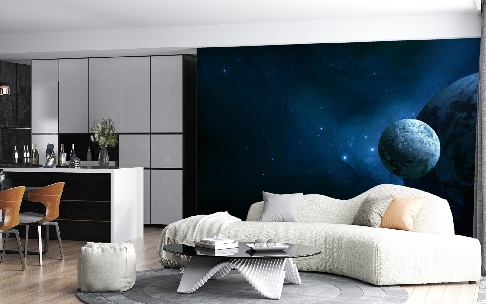 Fotobehang beeld van de planeet aarde