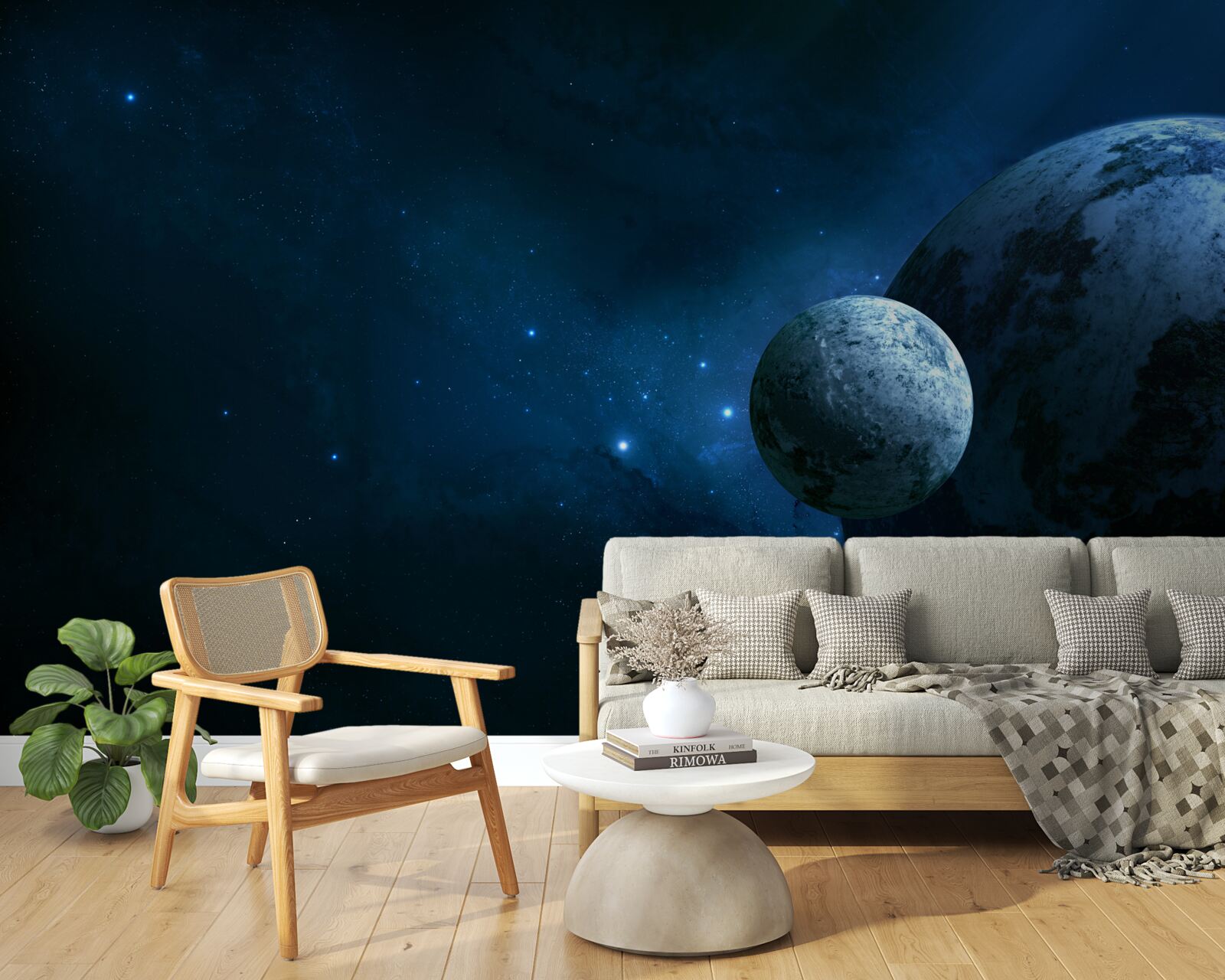 Fotobehang beeld van de planeet aarde