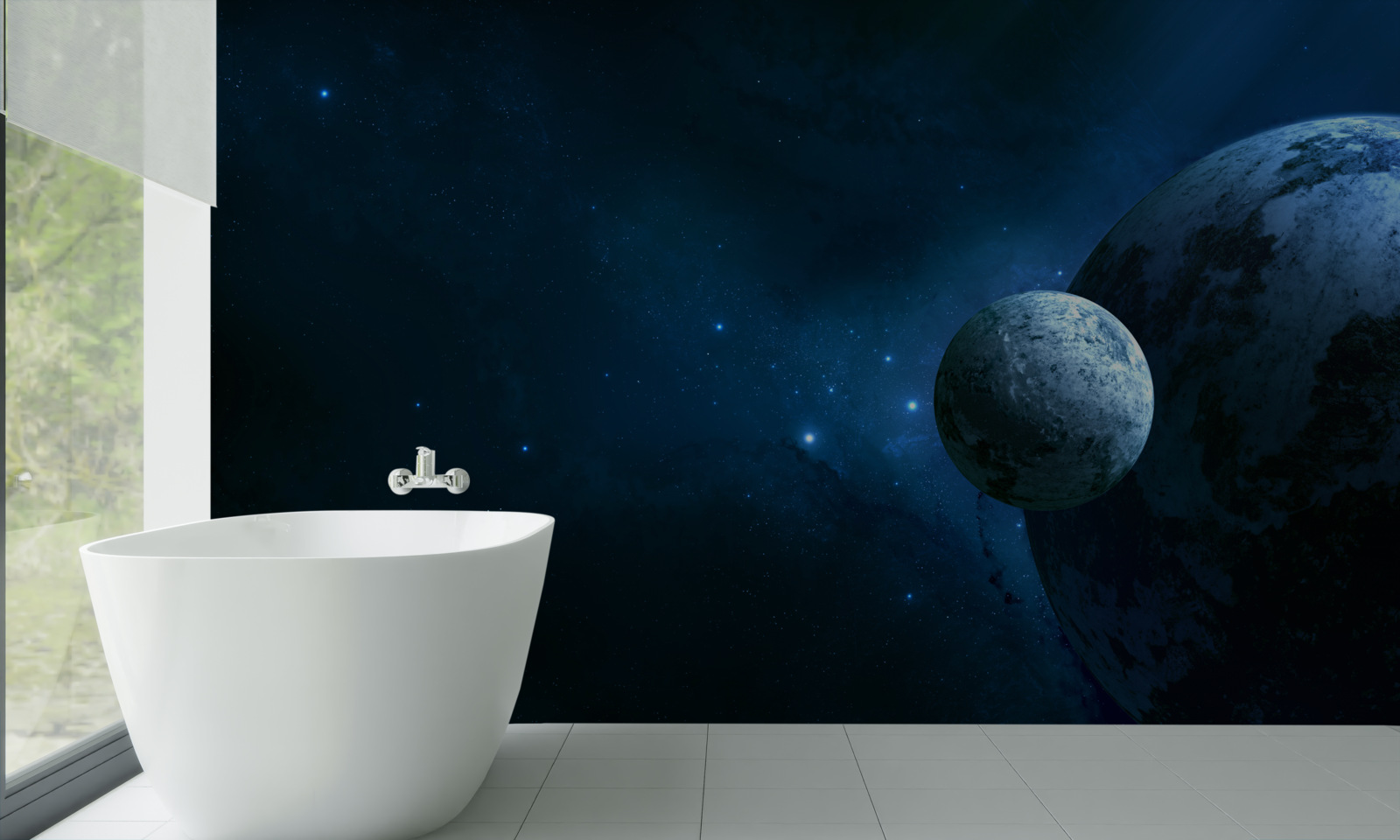 Fotobehang beeld van de planeet aarde