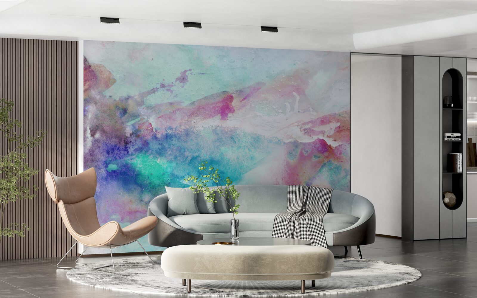 Fotobehang achtergrond van wazige tonen