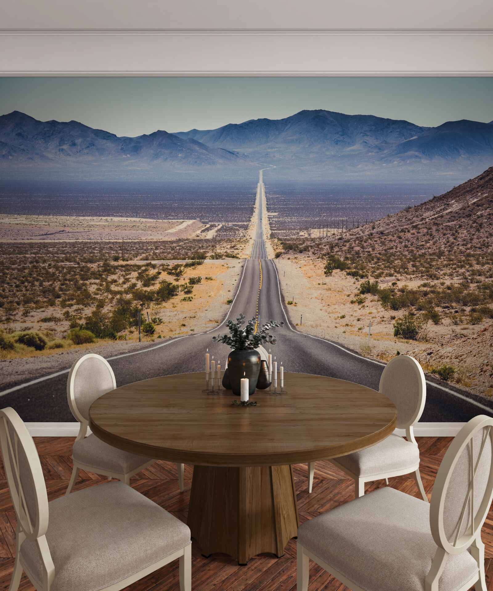 Fotobehang de weg naar de eeuwigheid