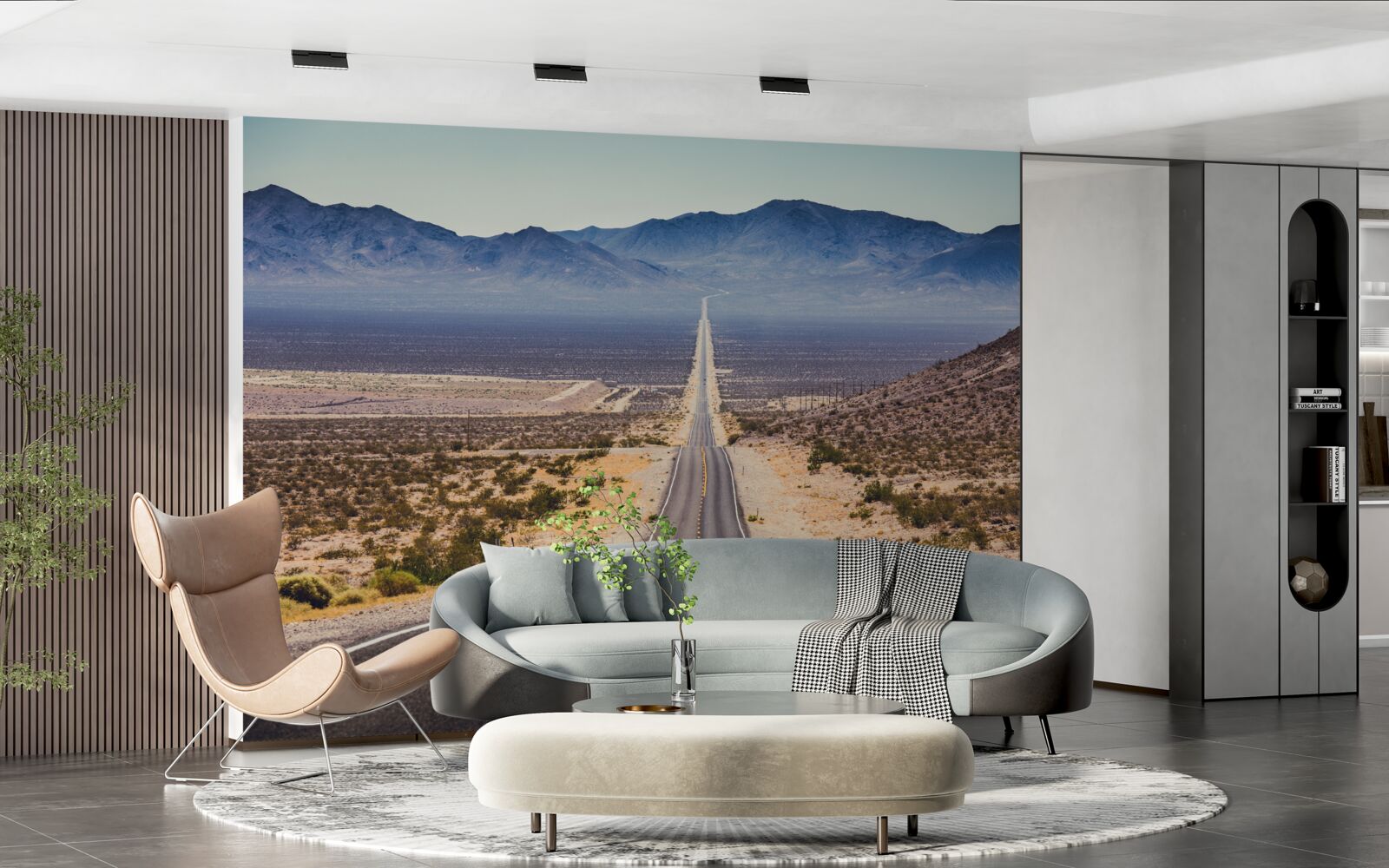 Fotobehang de weg naar de eeuwigheid