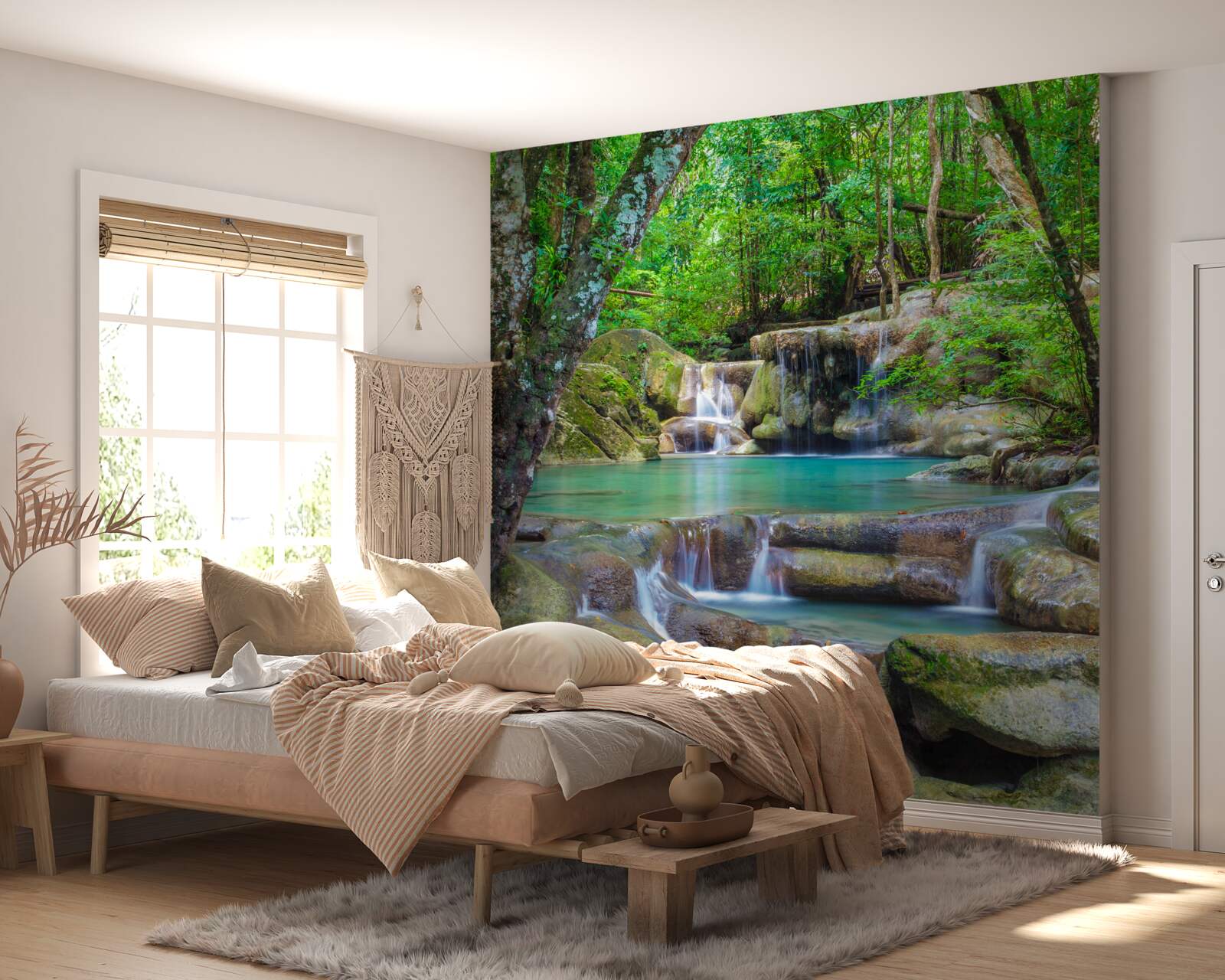Fotobehang kleine boswaterval