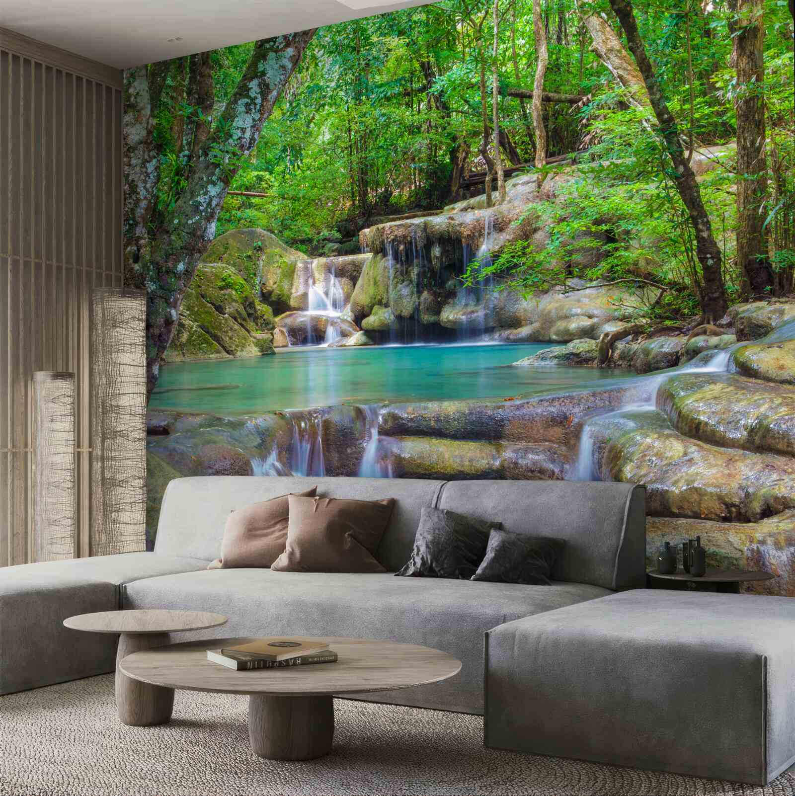 Fotobehang kleine boswaterval