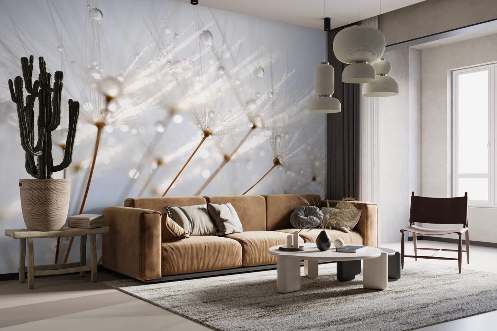 Fotobehang close-up foto van de plant