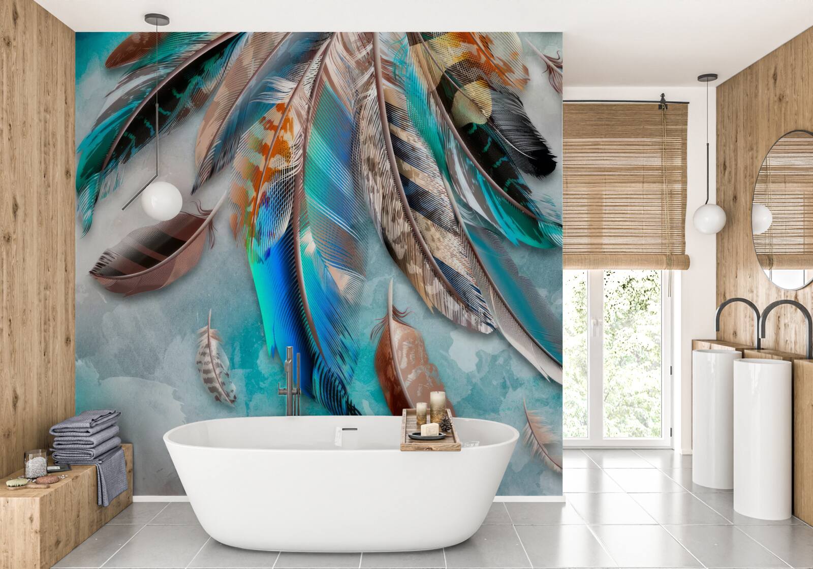 Fotobehang diverse en diverse pennen