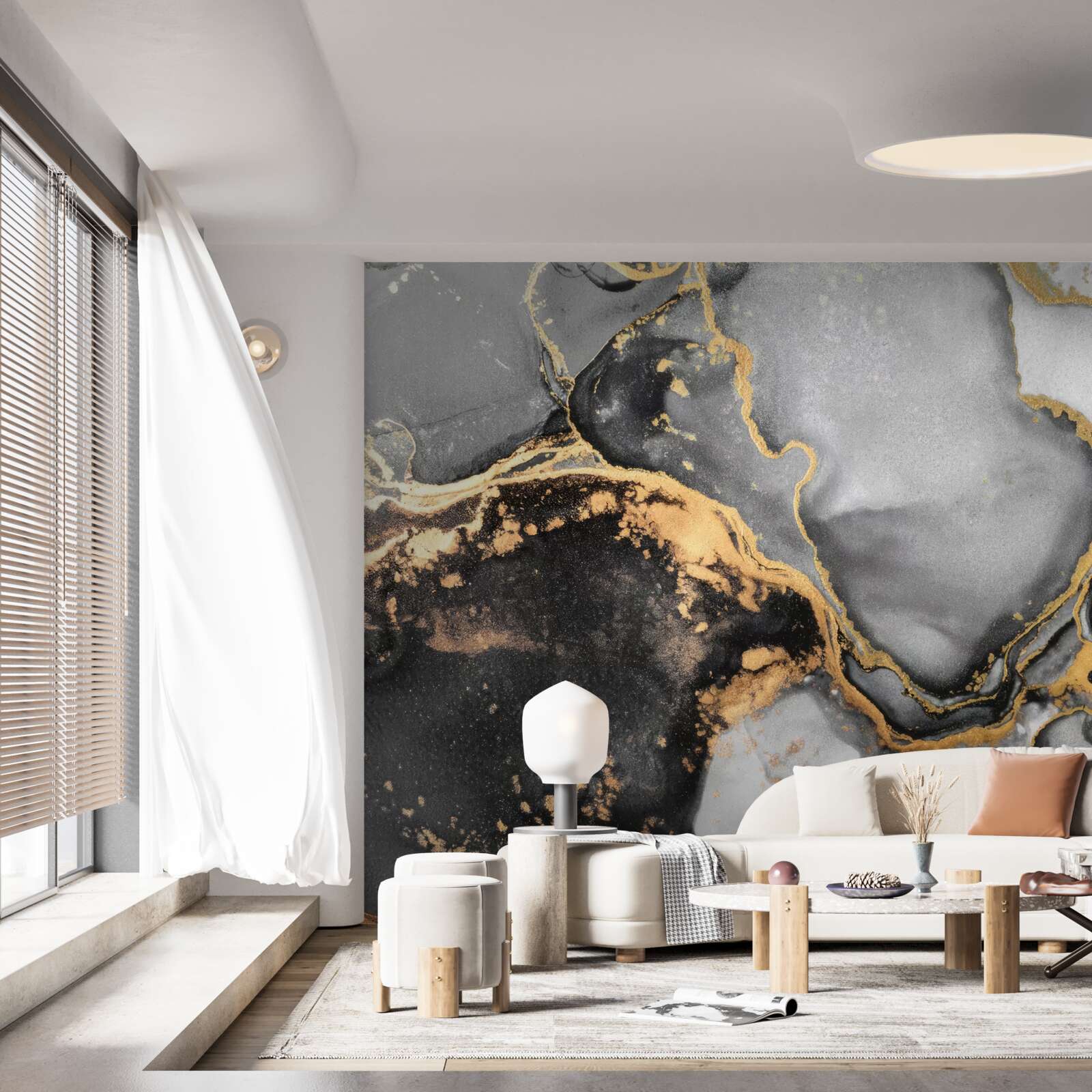 Fotobehang donkere marmeren achtergrond