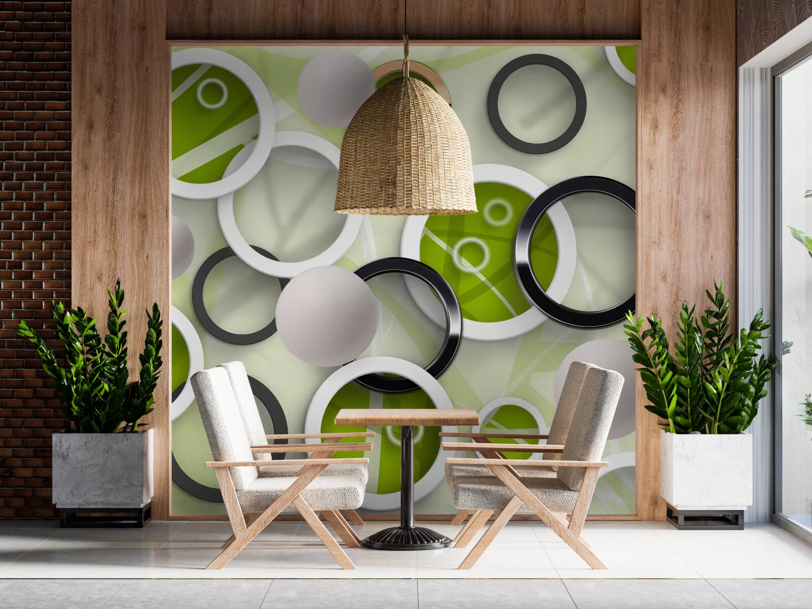 Fotobehang wielen in verschillende kleuren en maten