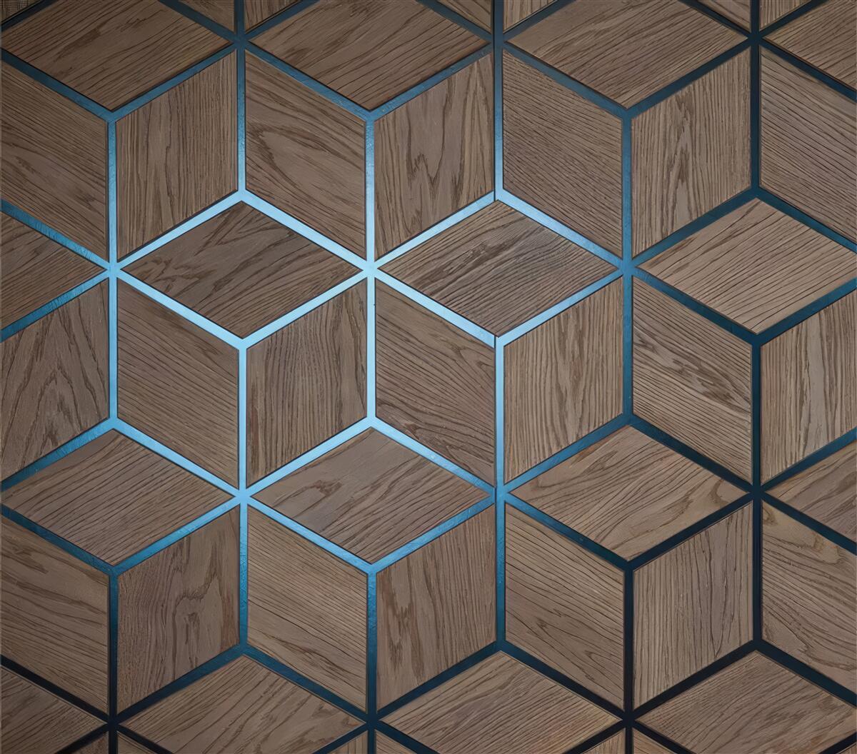 Fotobehang achtergrond met parketpatroon