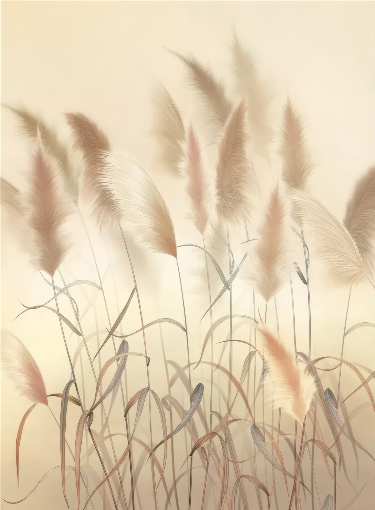 Fotobehang groeiend oor