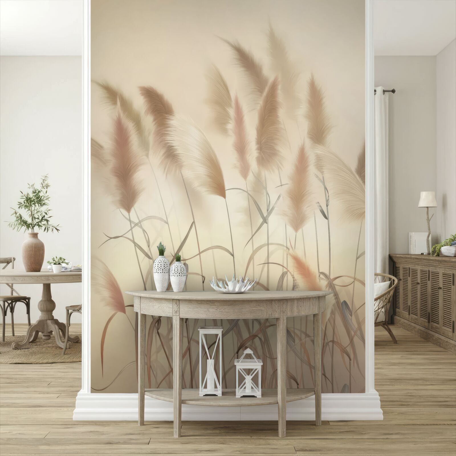 Fotobehang groeiend oor