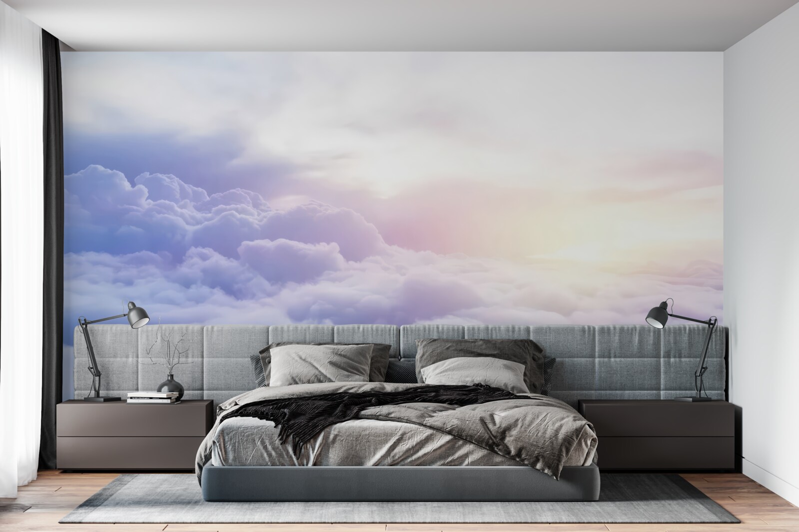 Fotobehang dikke wolken