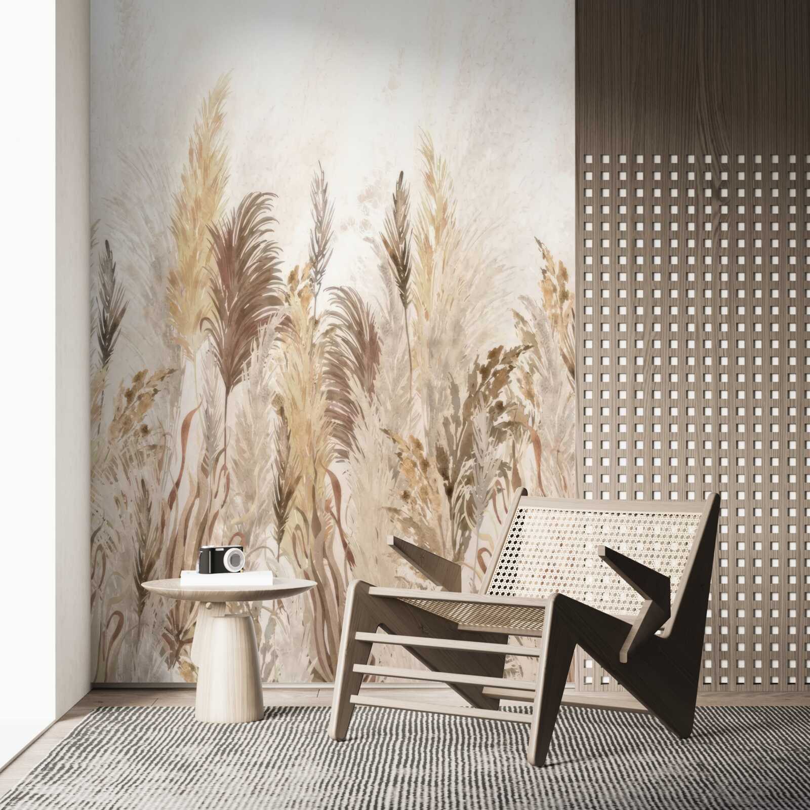 Fotobehang planten zijn bruin