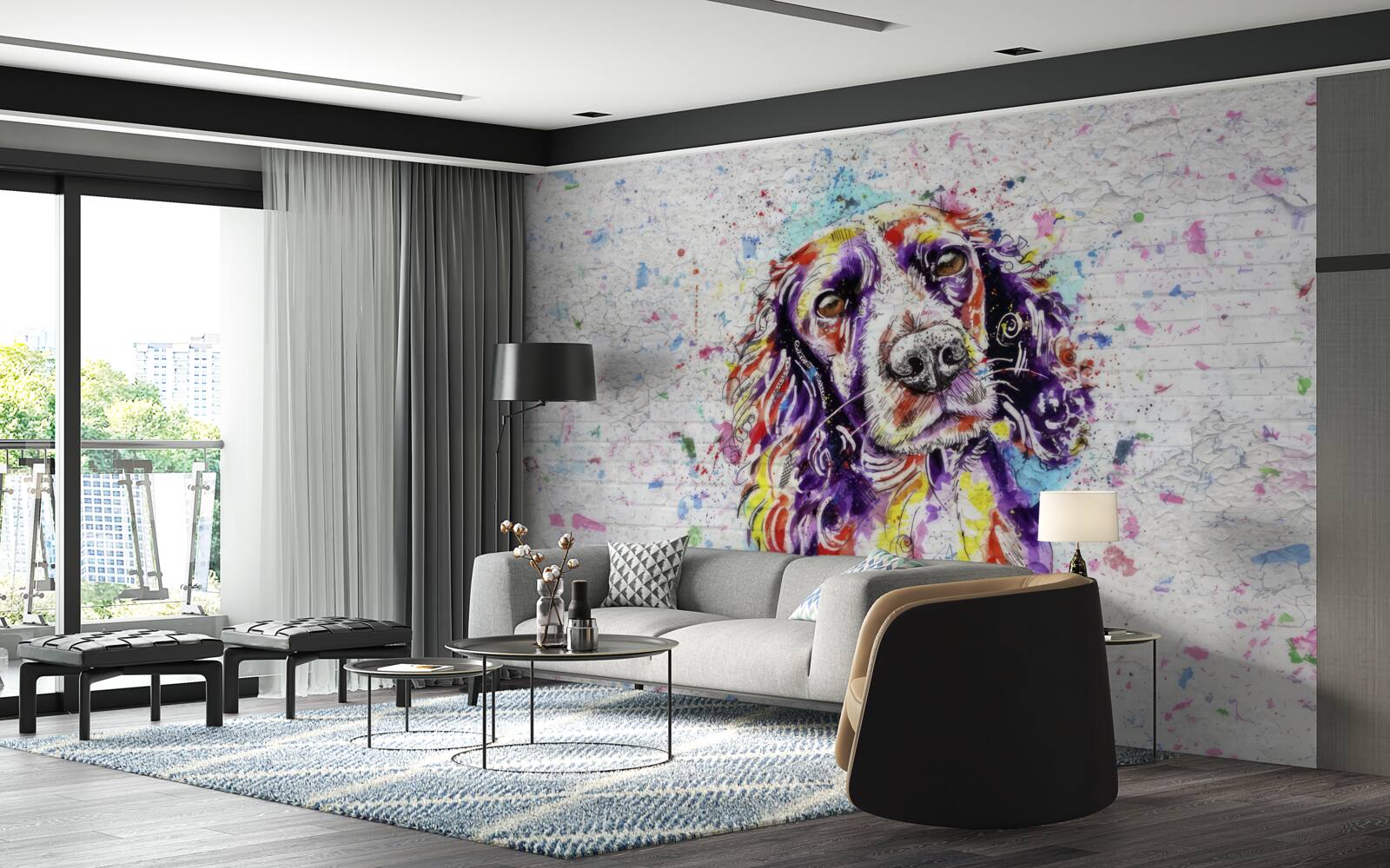 Fotobehang taarten pop-artu