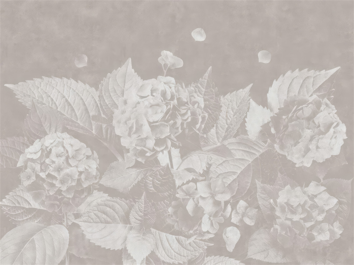 Fotobehang magnolia's moeilijk te zien