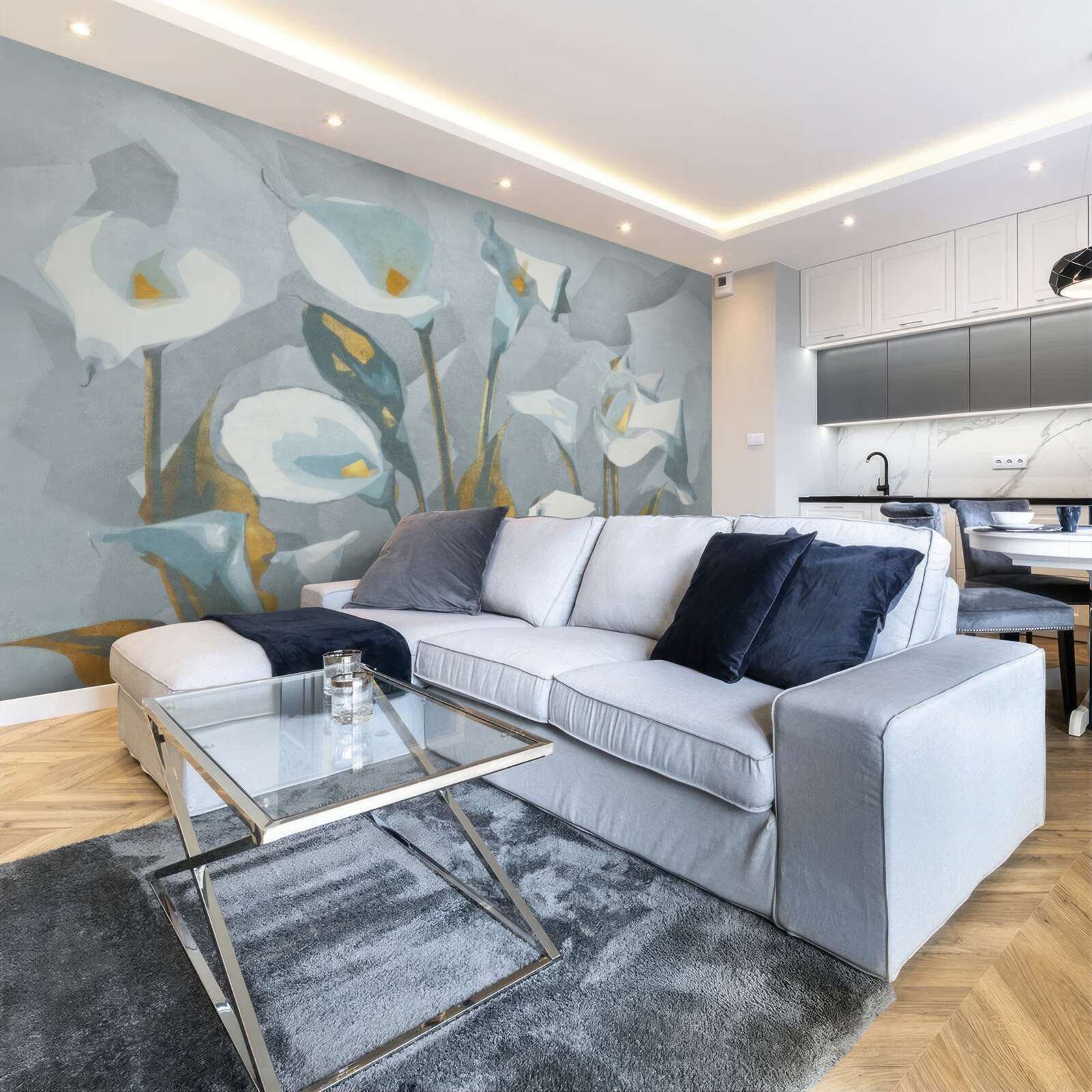 Fotobehang de uitwerpselen zijn wit