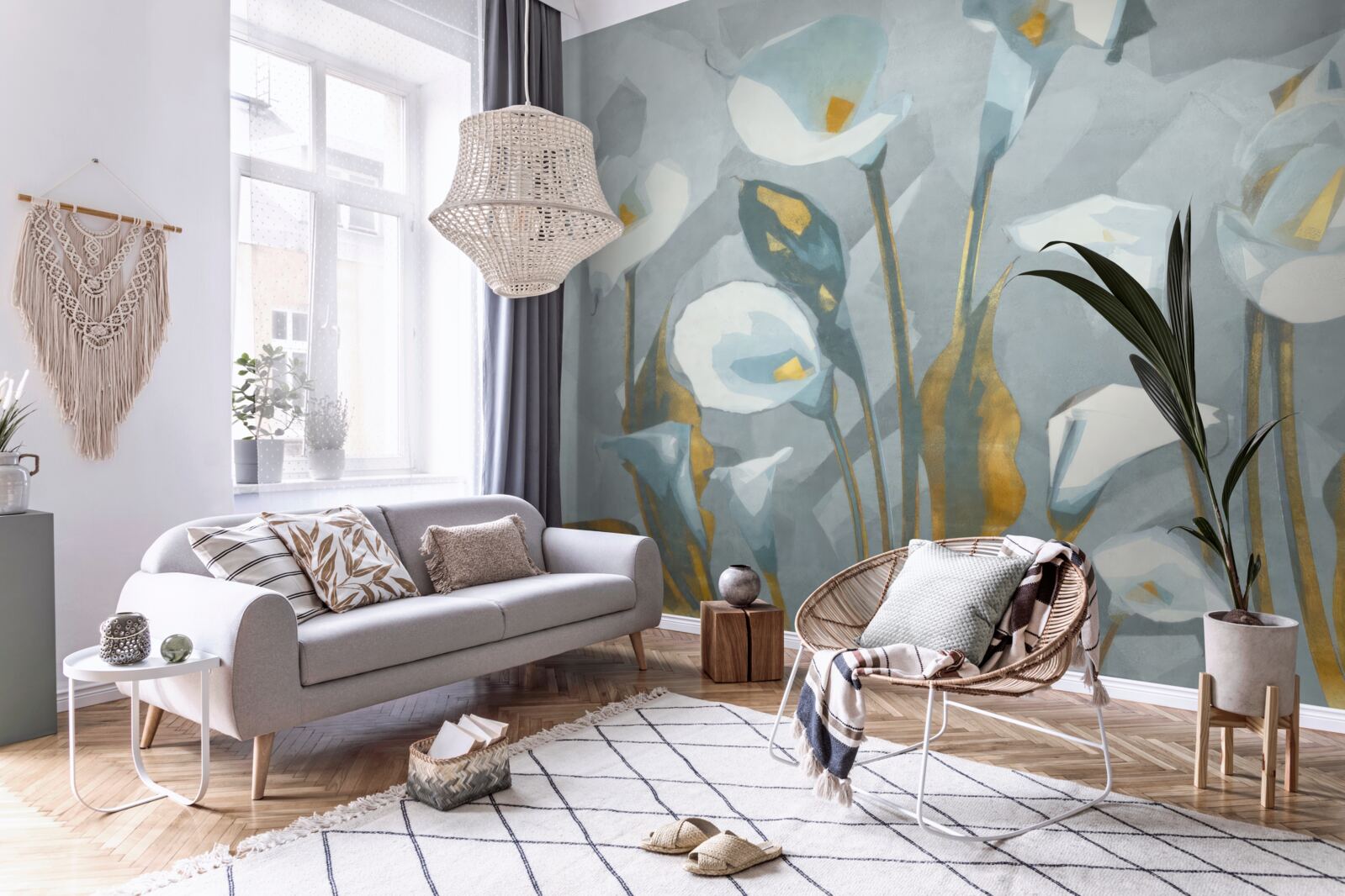 Fotobehang de uitwerpselen zijn wit