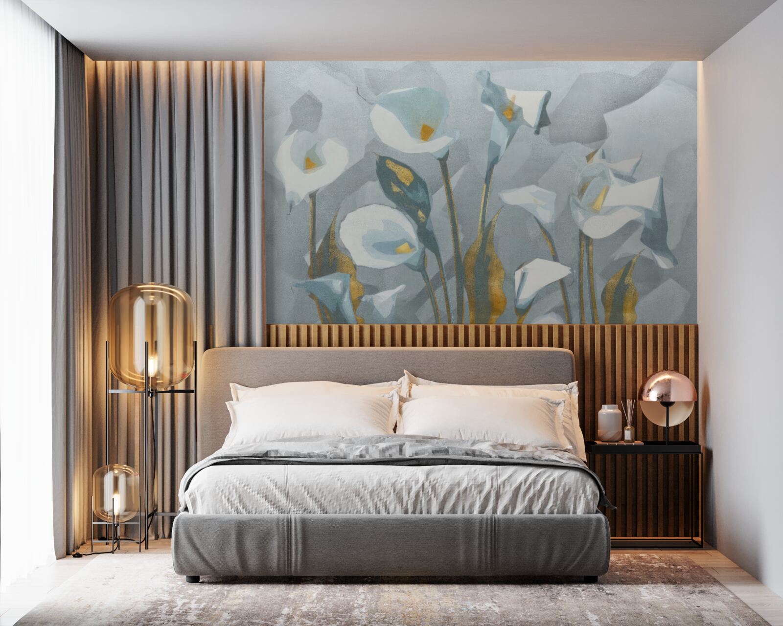 Fotobehang de uitwerpselen zijn wit