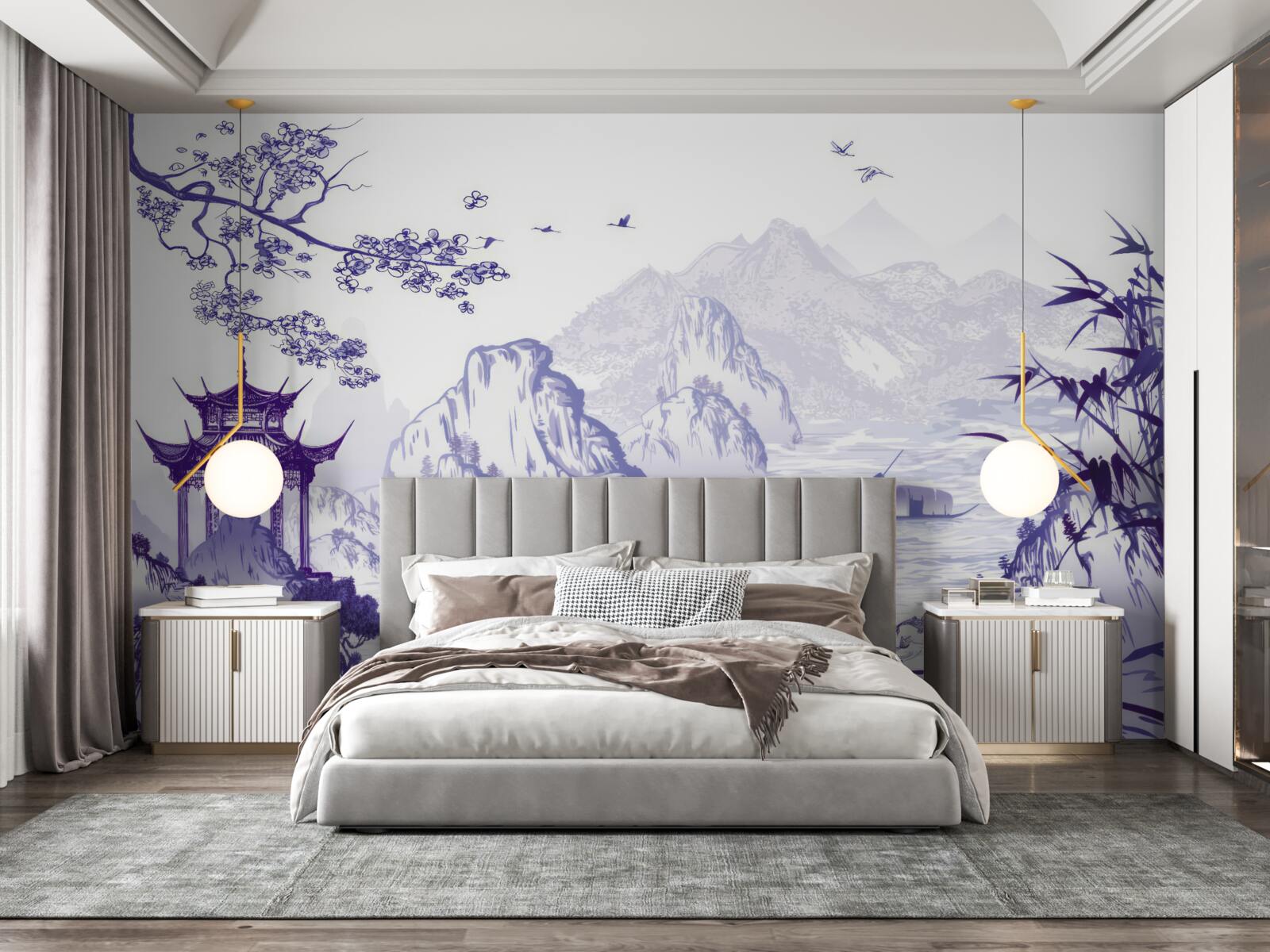 Fotobehang porseleinlandschap