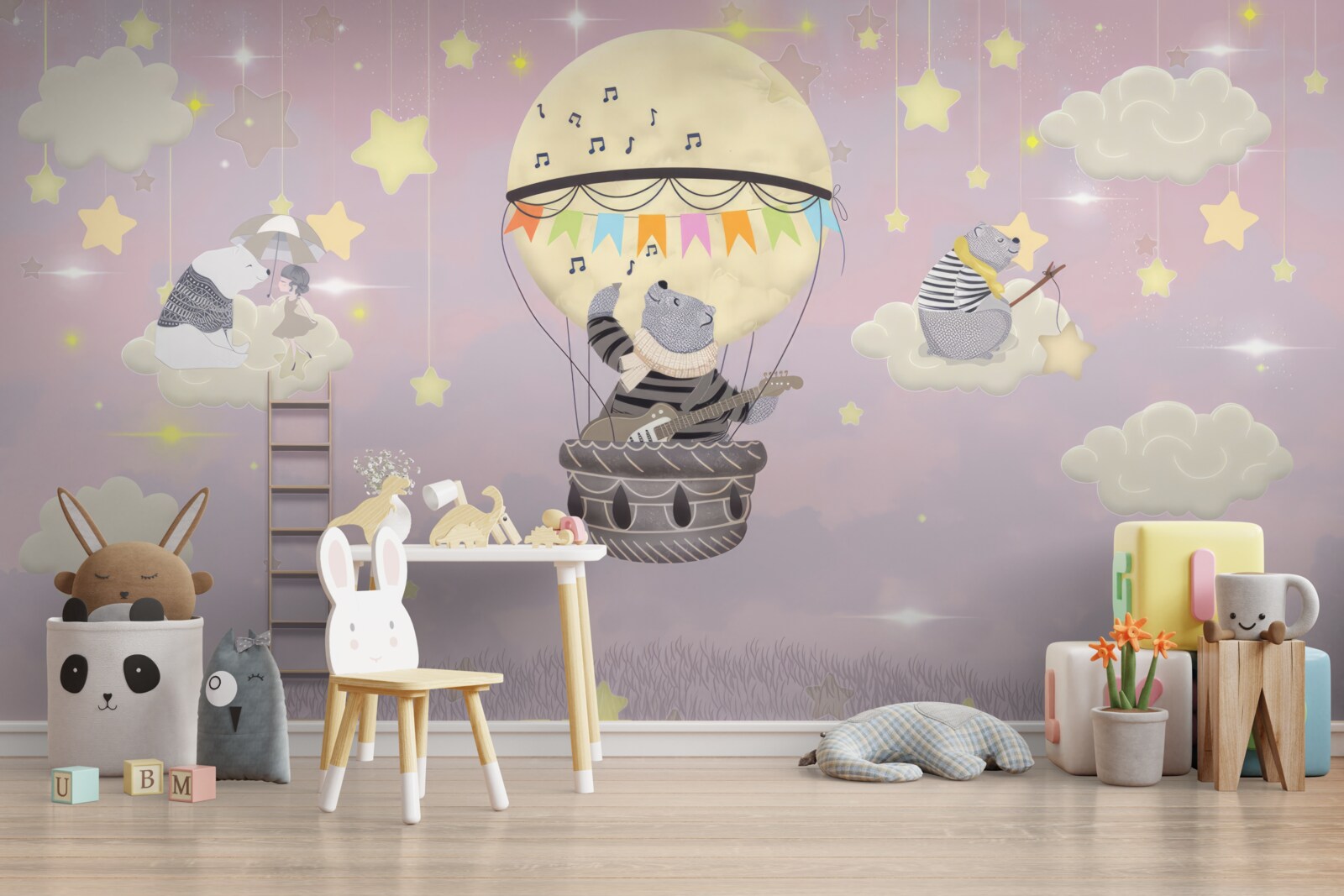 Fotobehang hemelse beren