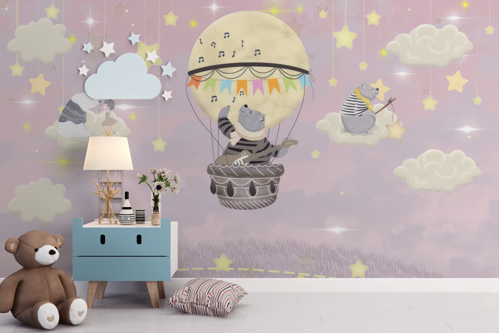 Fotobehang hemelse beren