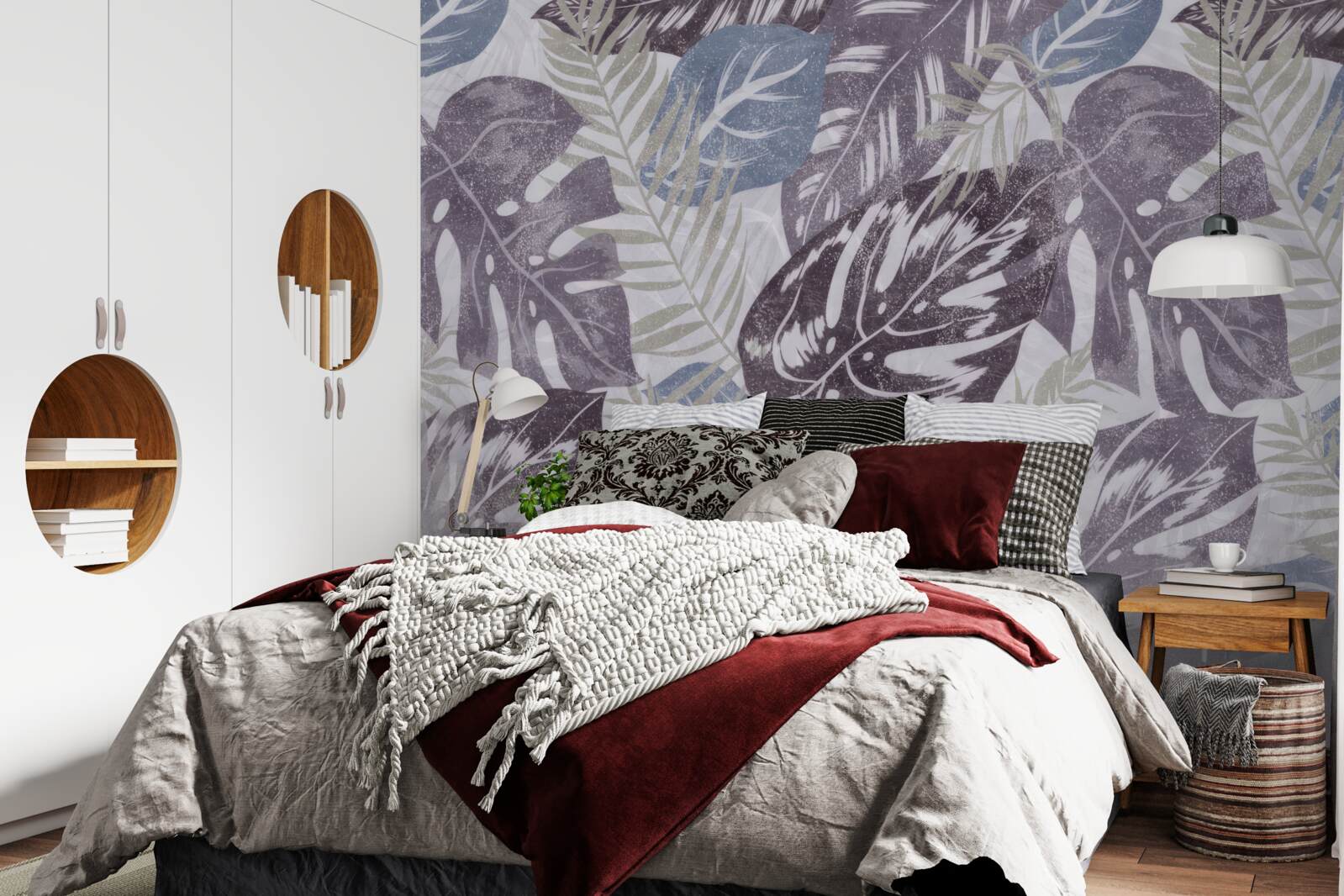 Fotobehang grote bladeren