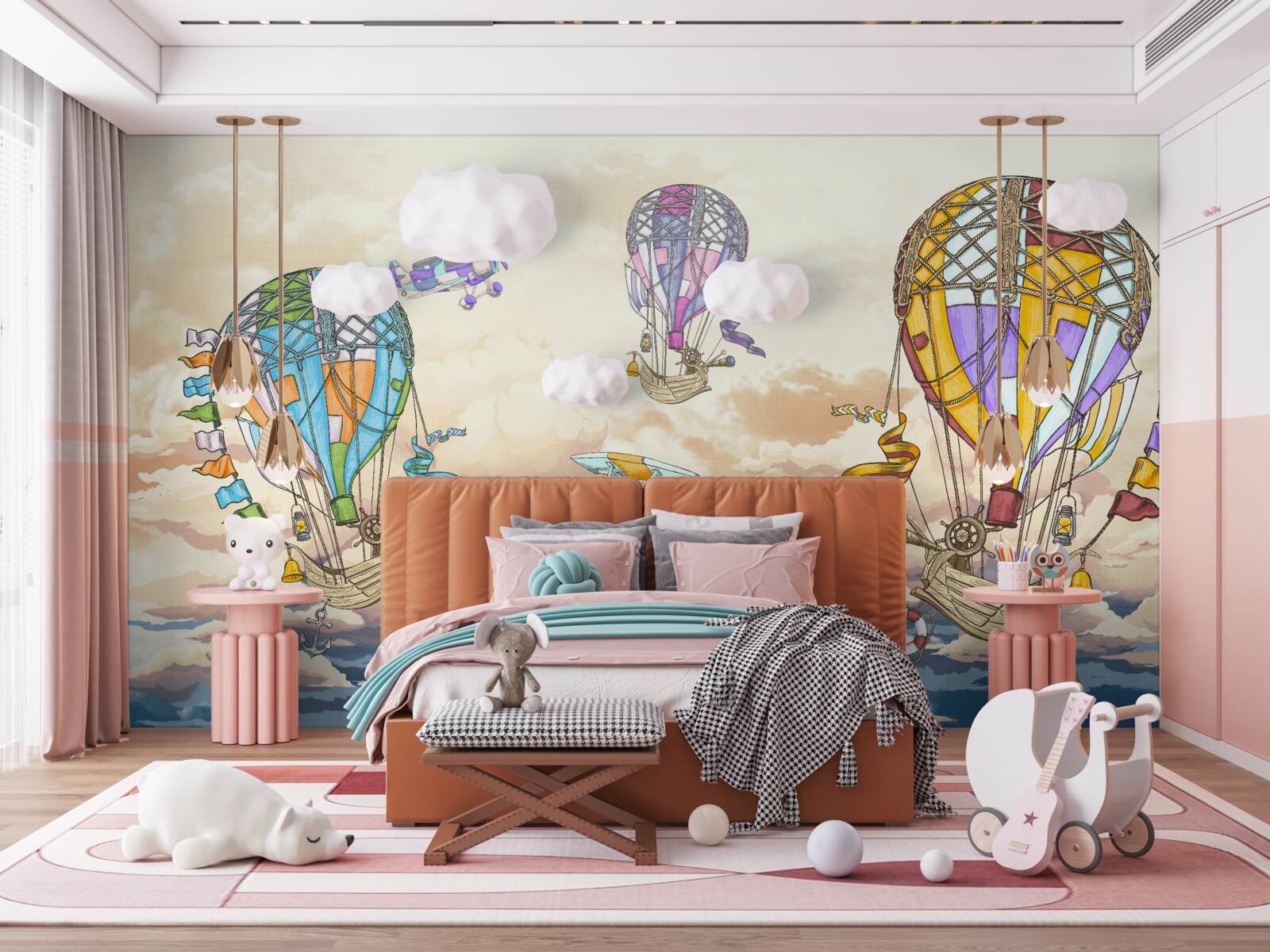 Fotobehang jonge veroveraars van de hemel