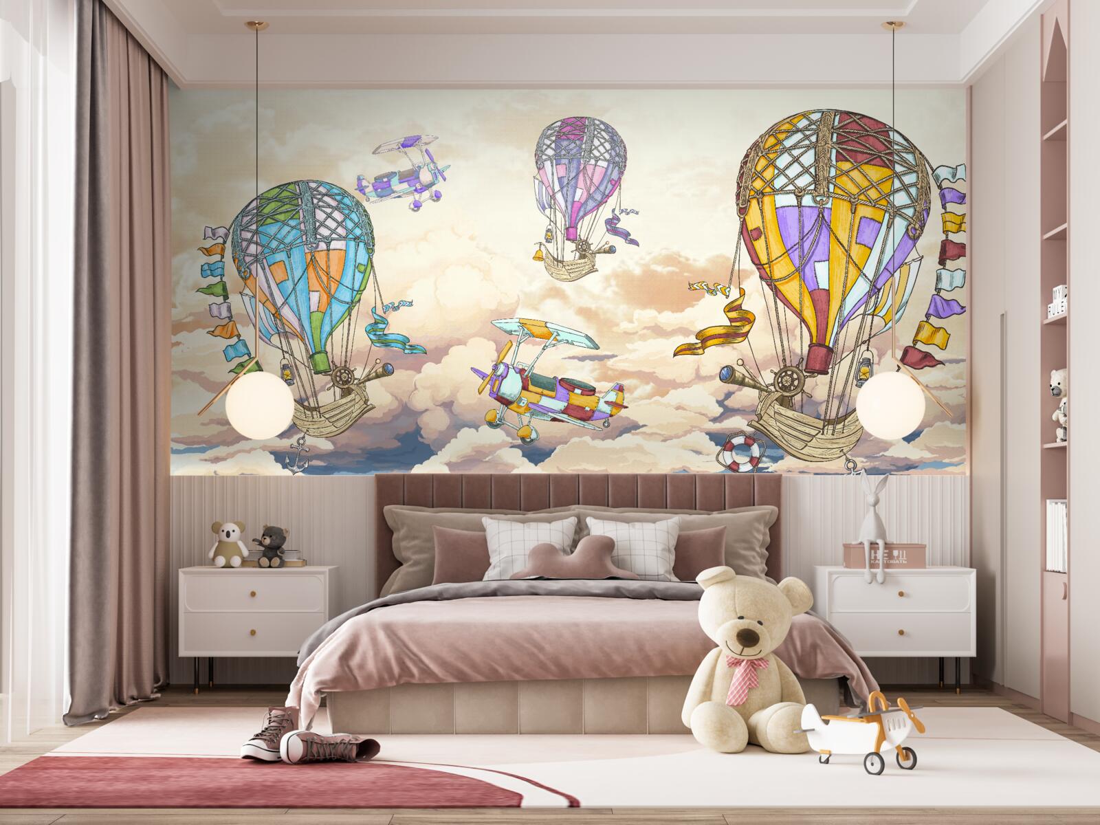 Fotobehang jonge veroveraars van de hemel