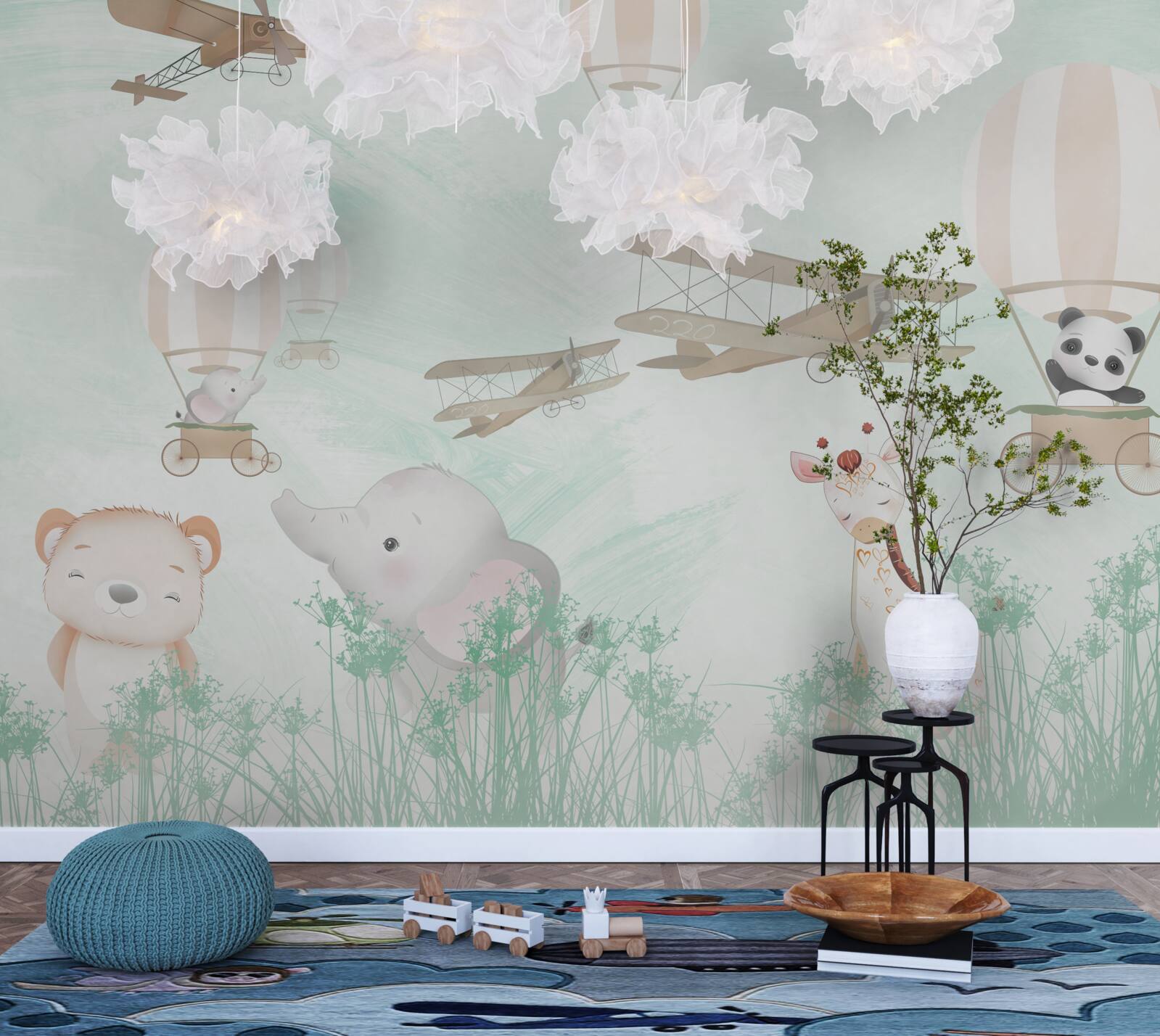 Fotobehang jongeren verkennen de hemel