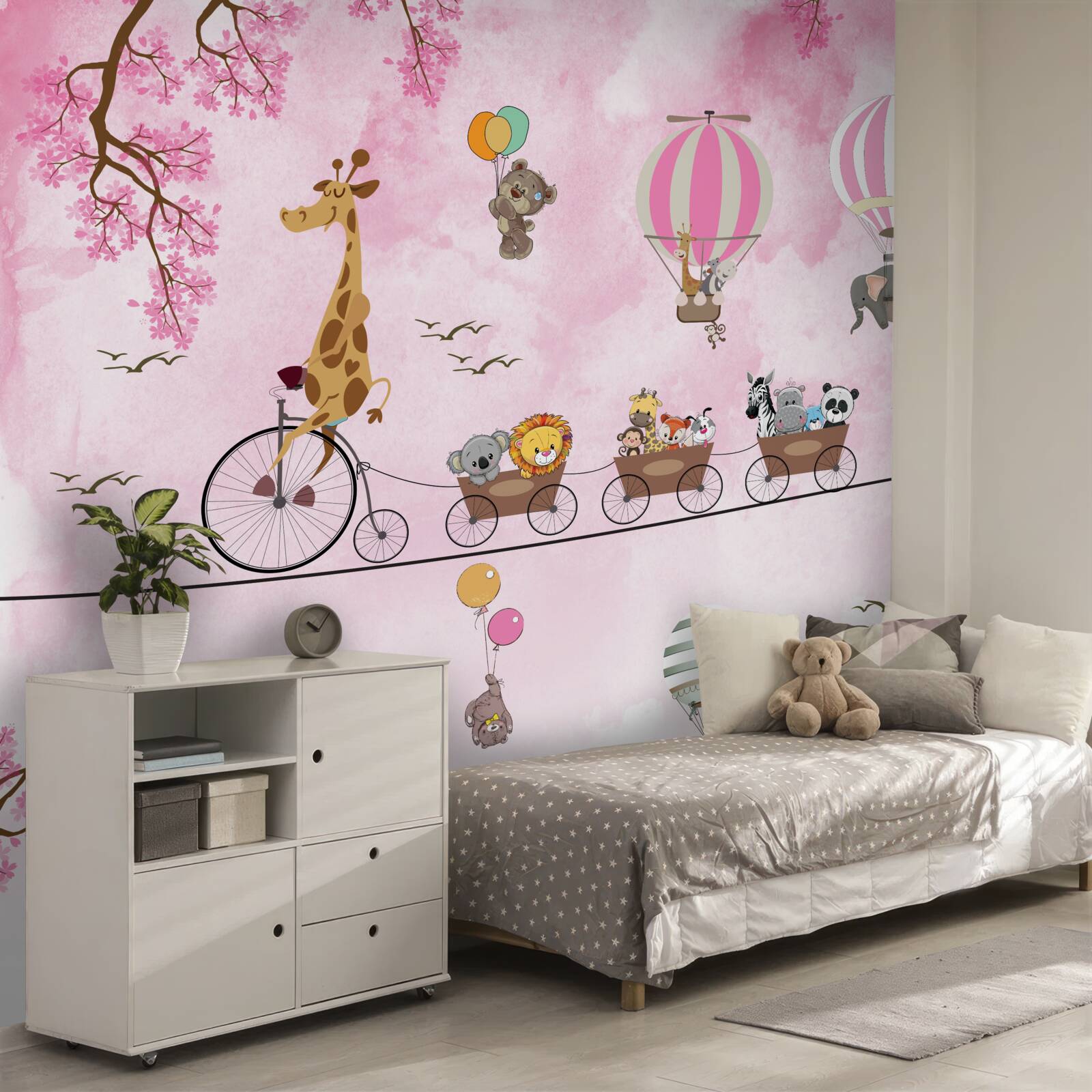 Fotobehang jonge vliegeniers op het hoge koord