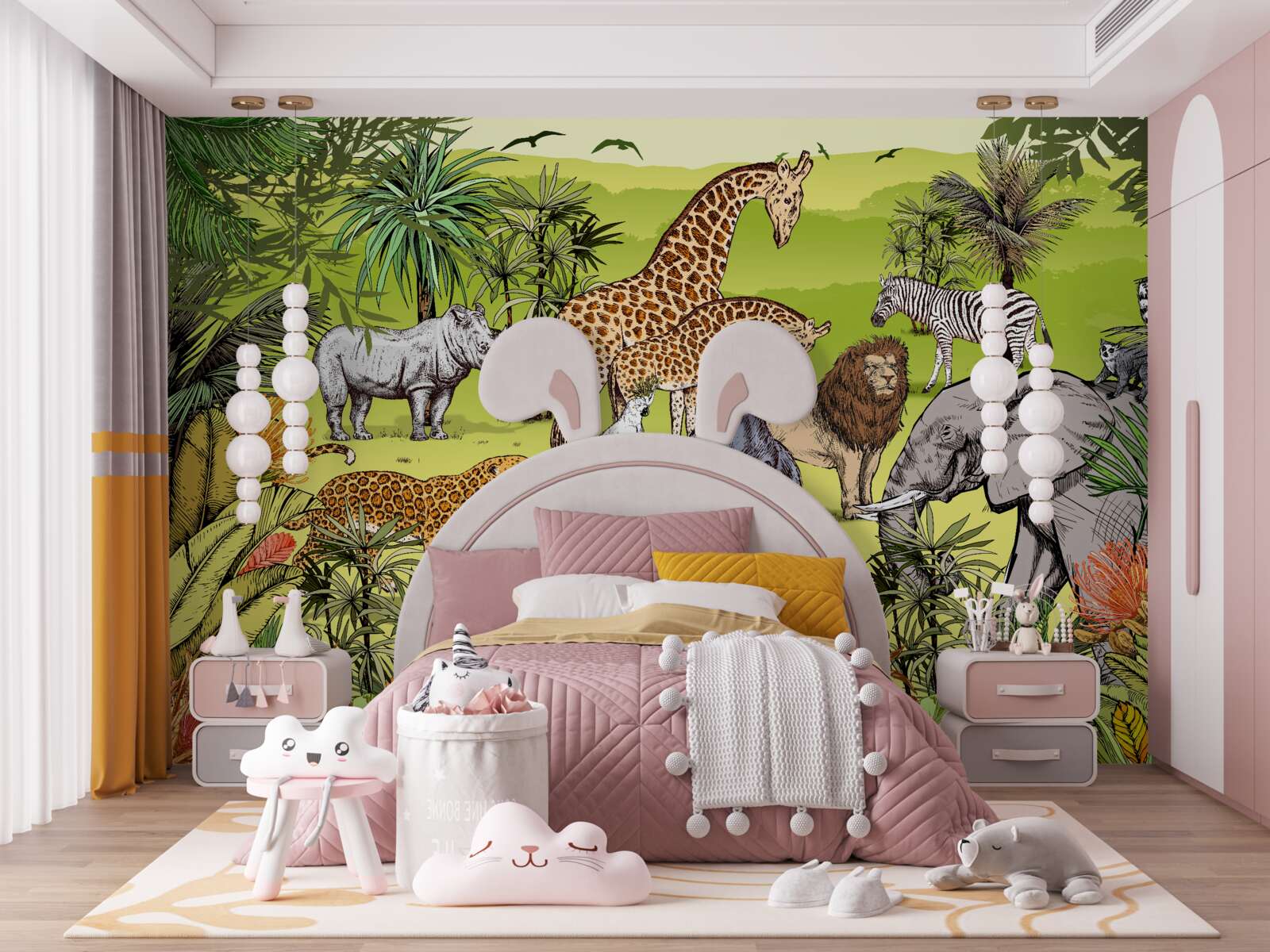 Fotobehang de machtigste wezens van de jungle