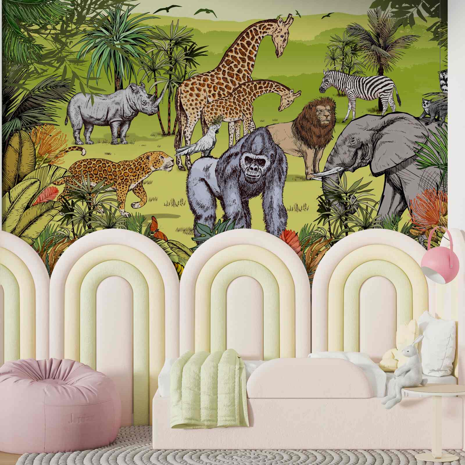 Fotobehang de machtigste wezens van de jungle