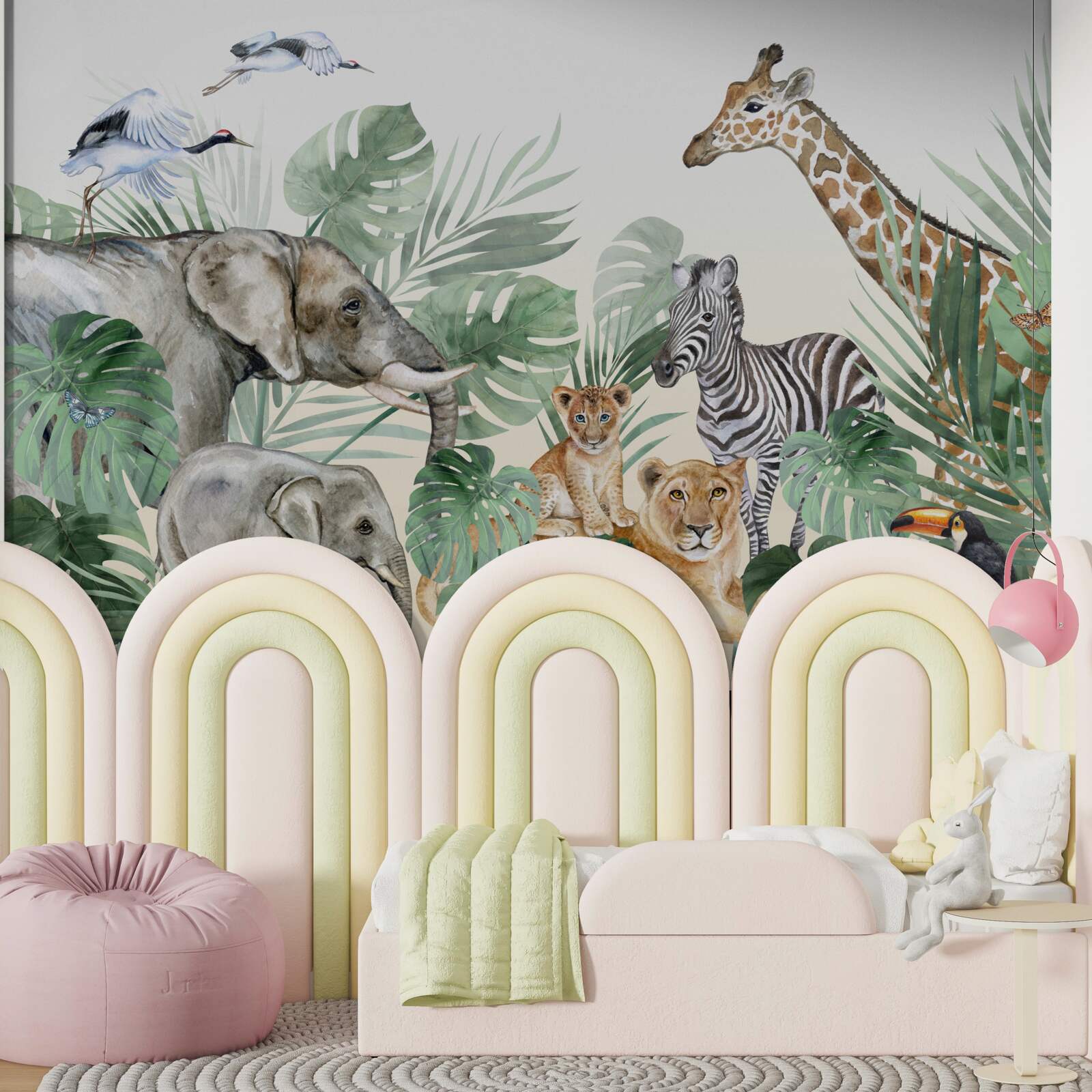 Fotobehang grote tropische dieren