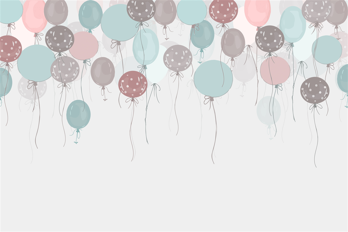 Fotobehang veel ballonnen