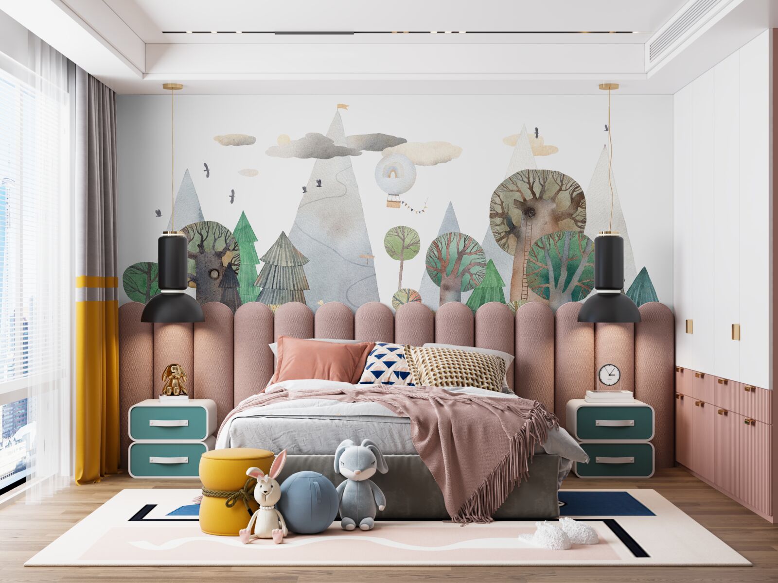 Fotobehang mysterieus magisch bos