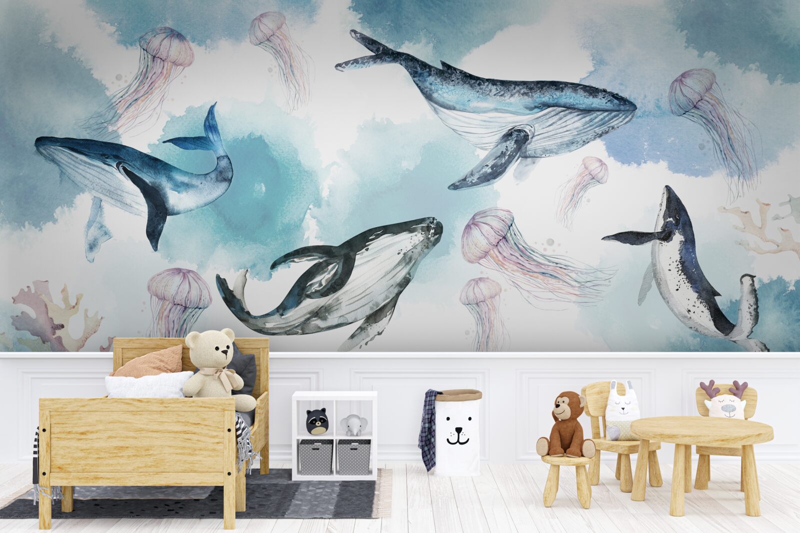 Fotobehang bewoners van de diepten van de oceaan