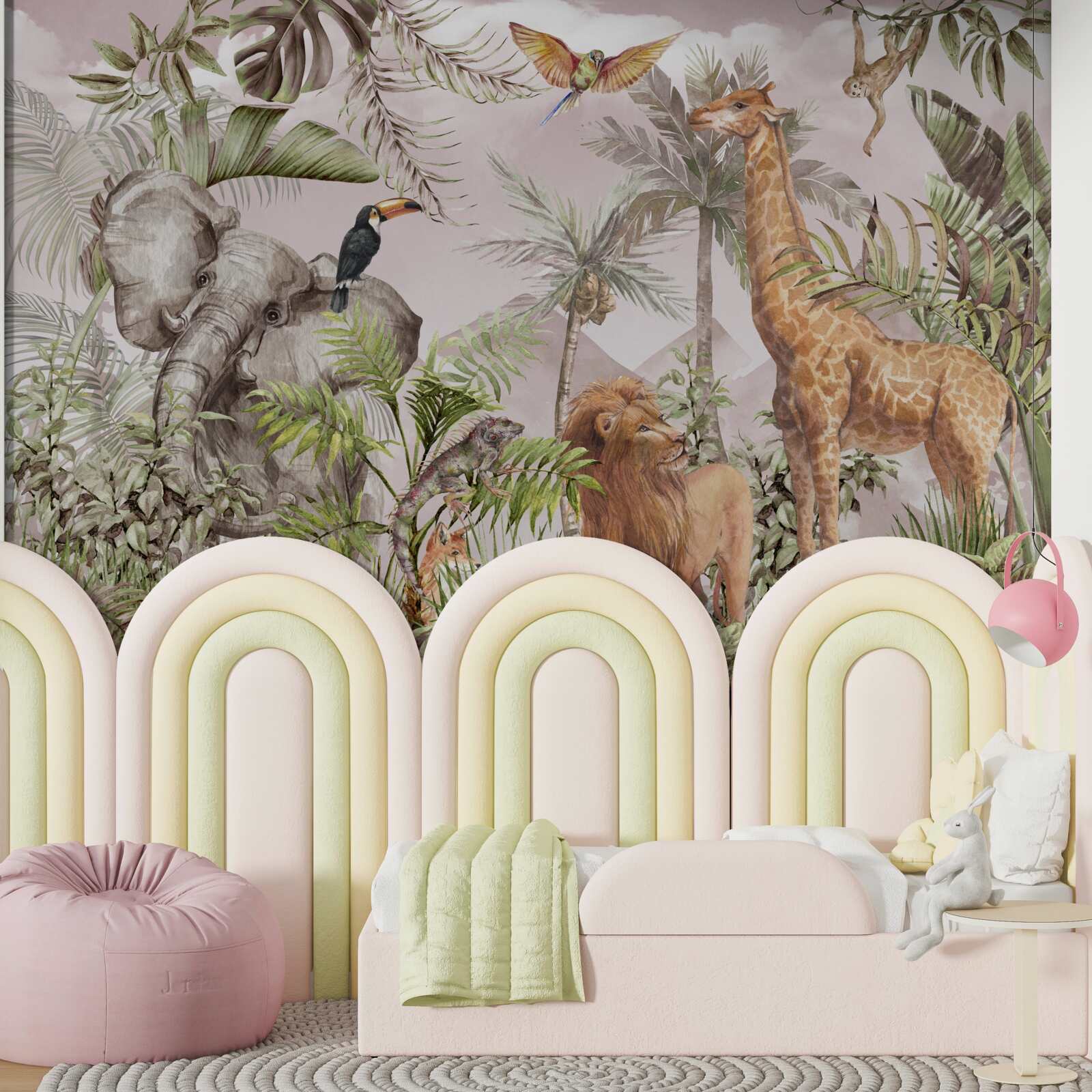 Fotobehang bewoners van tropische gebieden