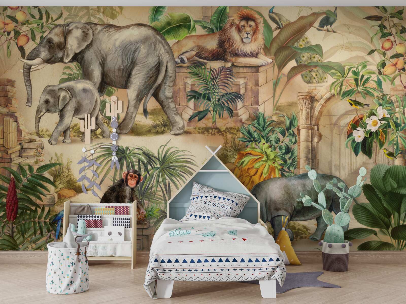 Fotobehang belangrijkste bewoners van de tropen