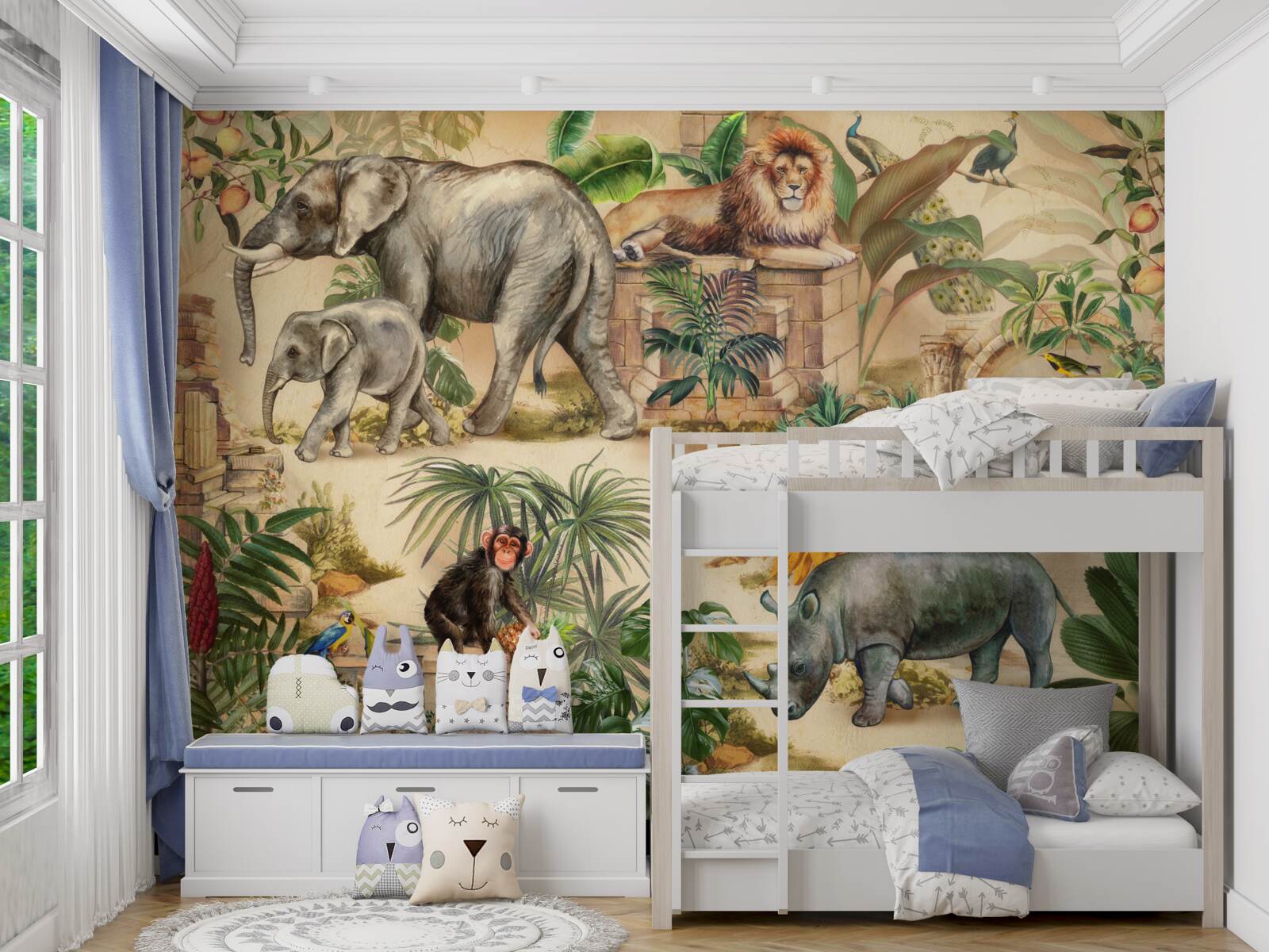 Fotobehang belangrijkste bewoners van de tropen