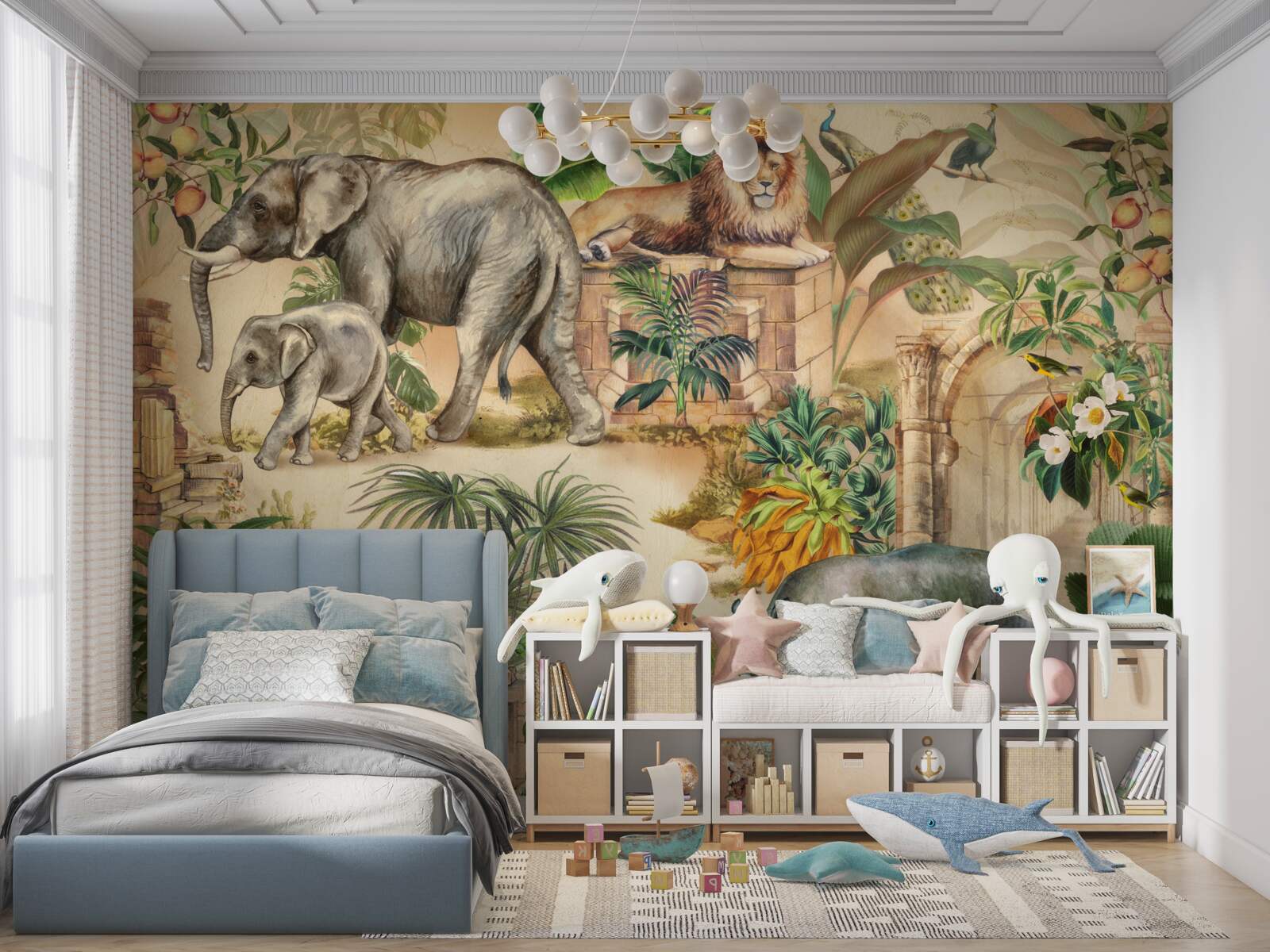 Fotobehang belangrijkste bewoners van de tropen