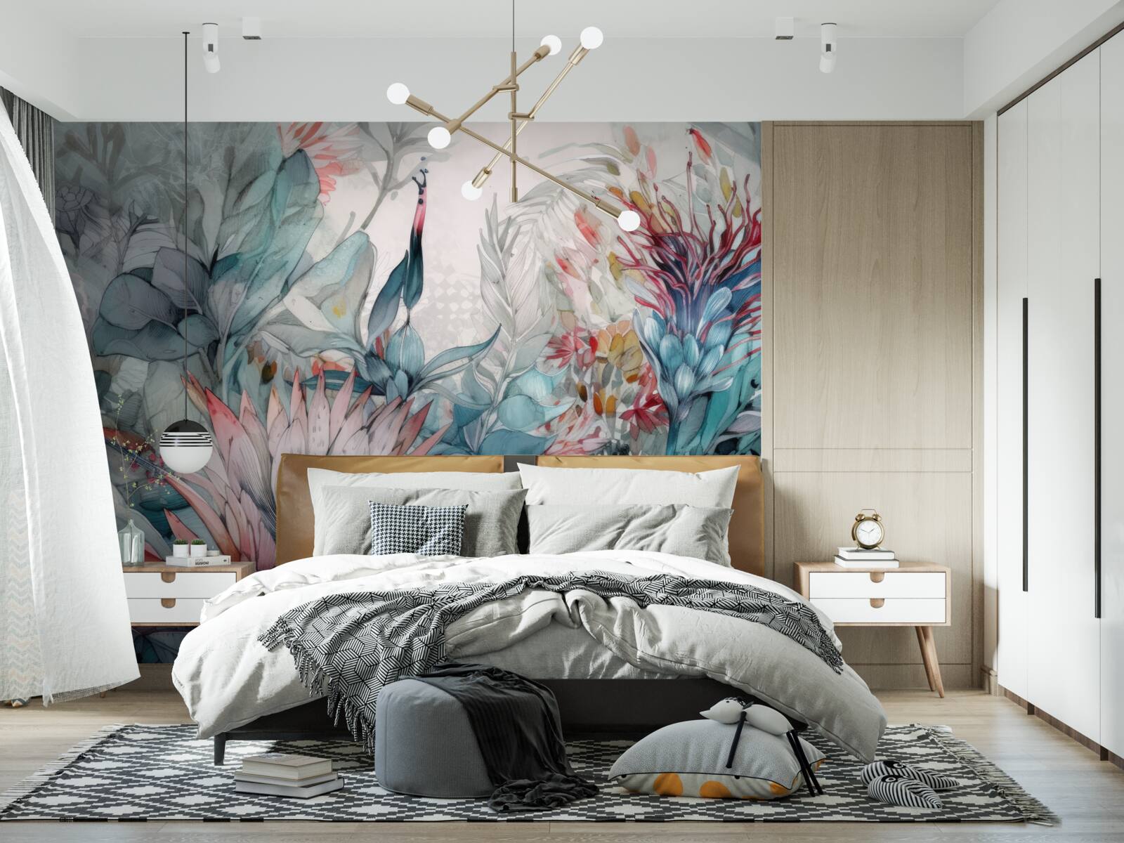 Fotobehang planten in tropische bossen