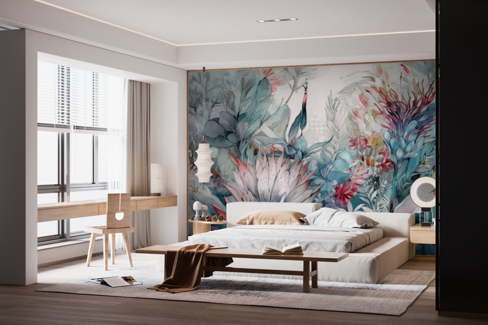 Fotobehang planten in tropische bossen