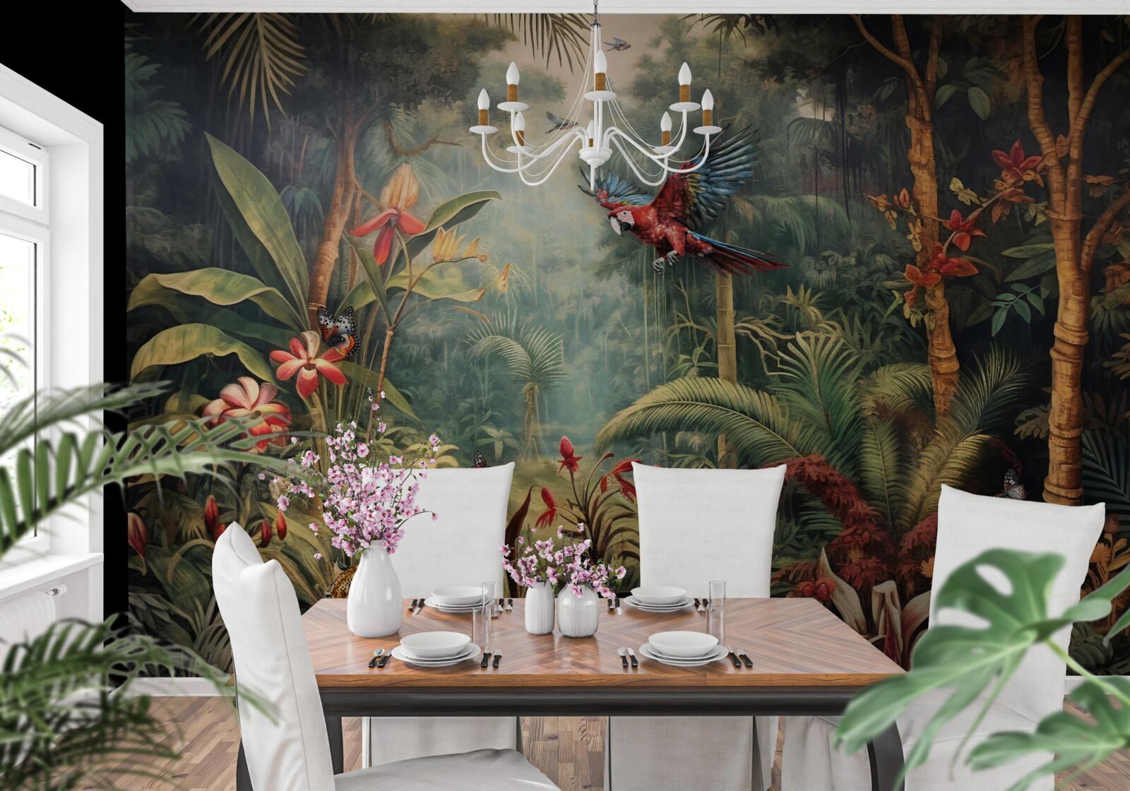 Fotobehang junglebewoners