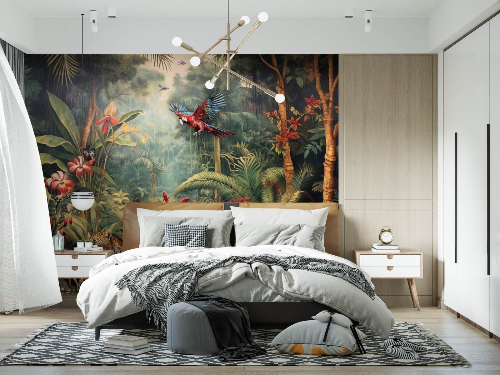 Fotobehang junglebewoners