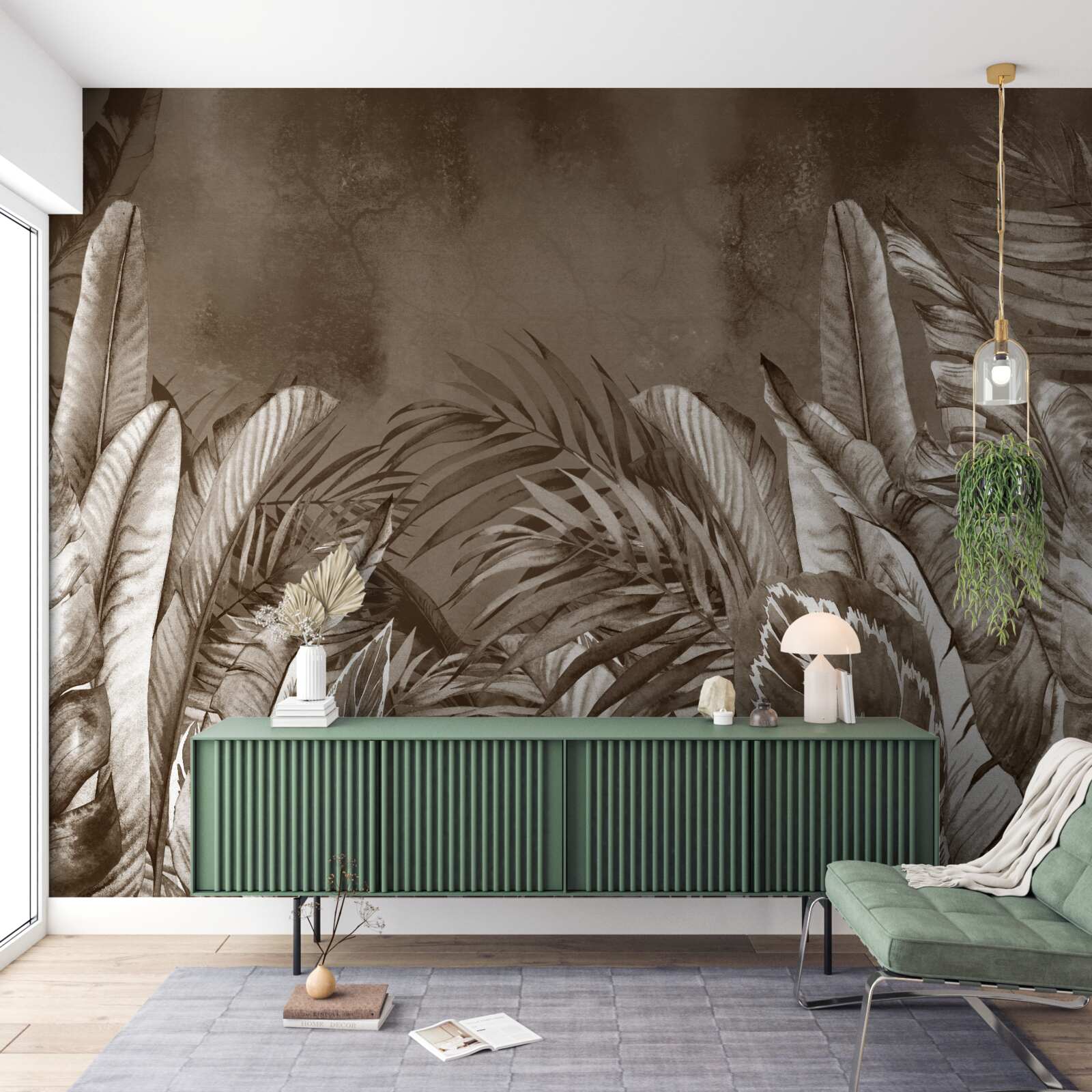 Fotobehang regenwoud wachtend op de regen