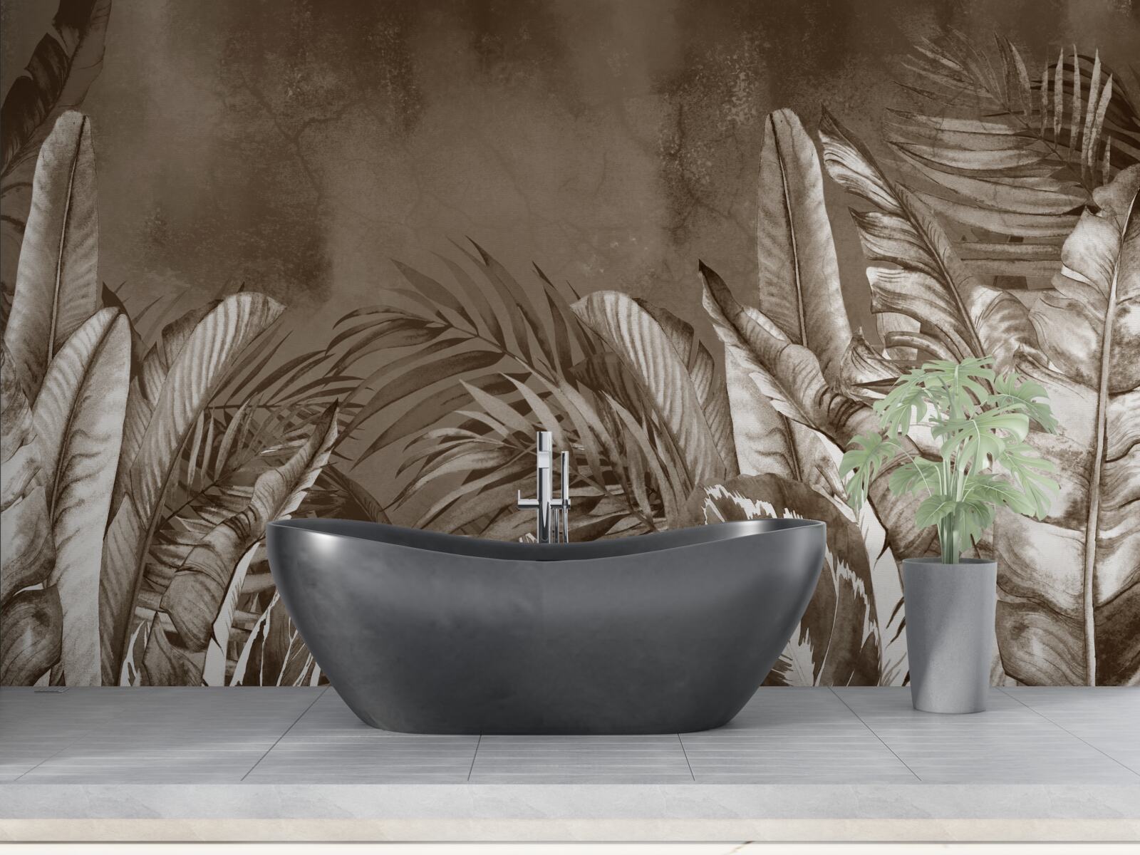 Fotobehang regenwoud wachtend op de regen