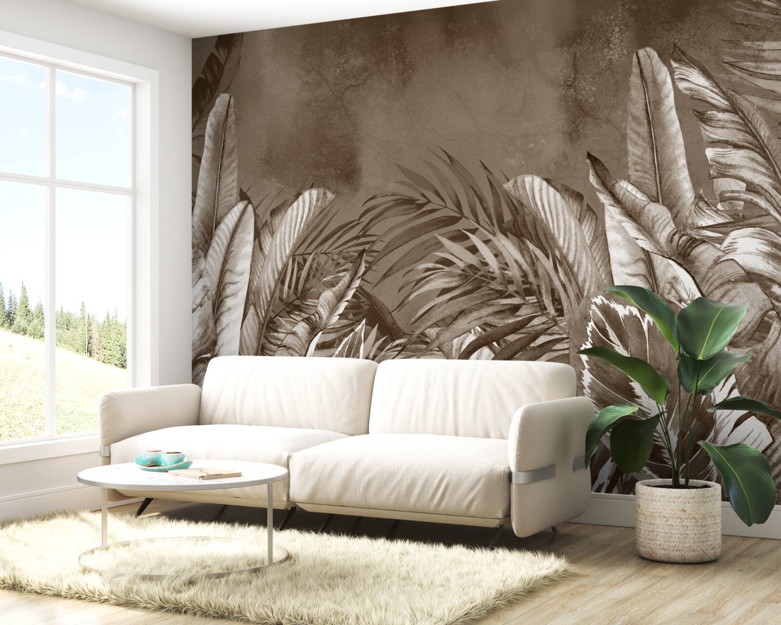 Fotobehang regenwoud wachtend op de regen